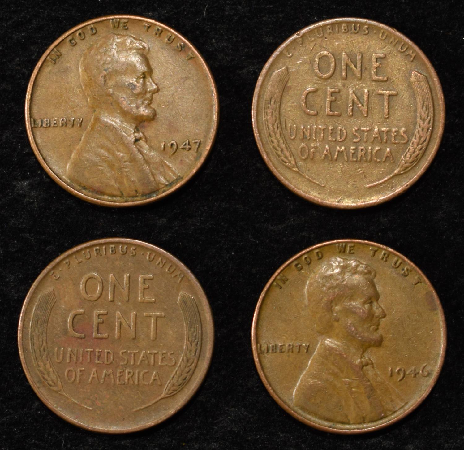 (500) 40'S & 50'S WHEAT CENTS