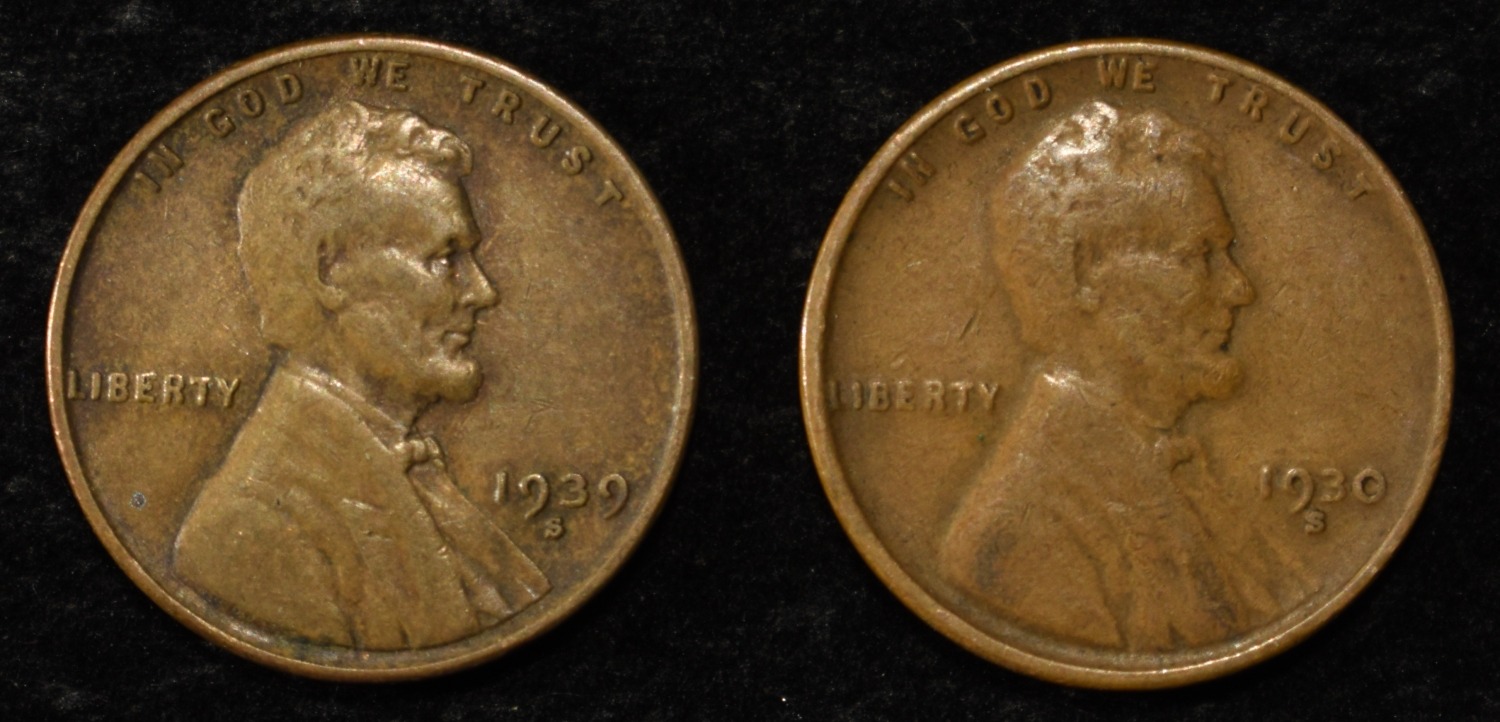 200 "S" MINT WHEAT CENTS