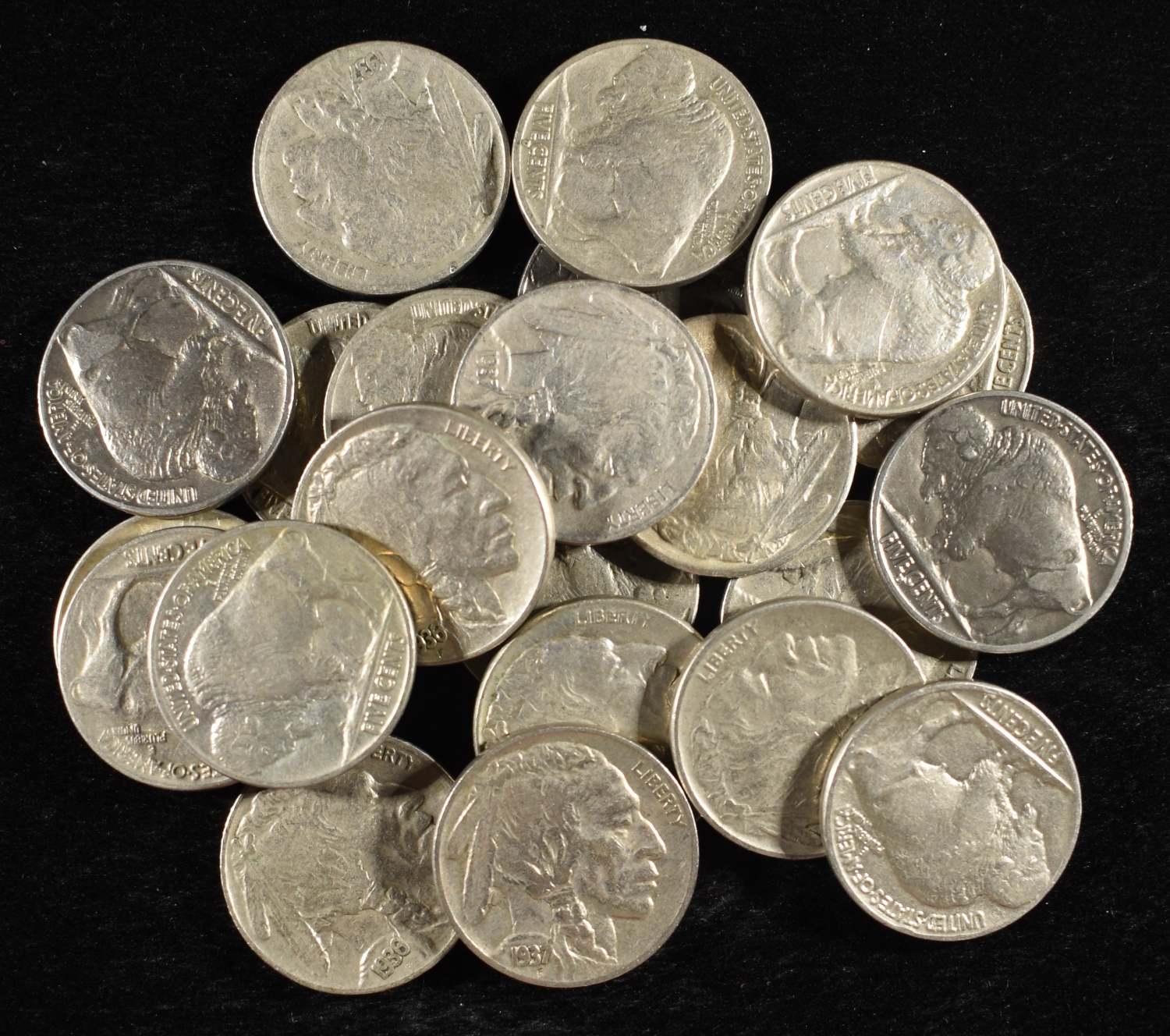 24 BUFFALO NICKELS