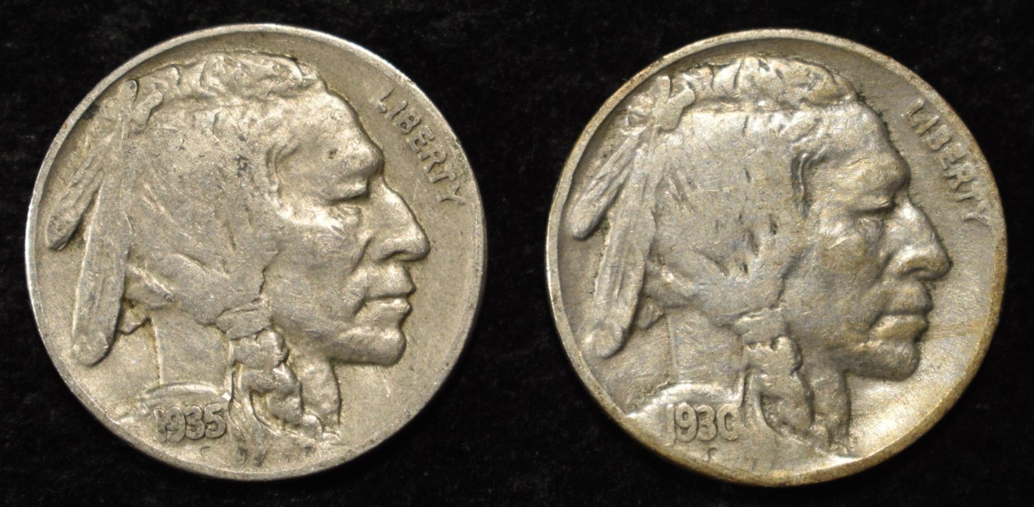 (50) FULL DATE BUFFALO NICKELS