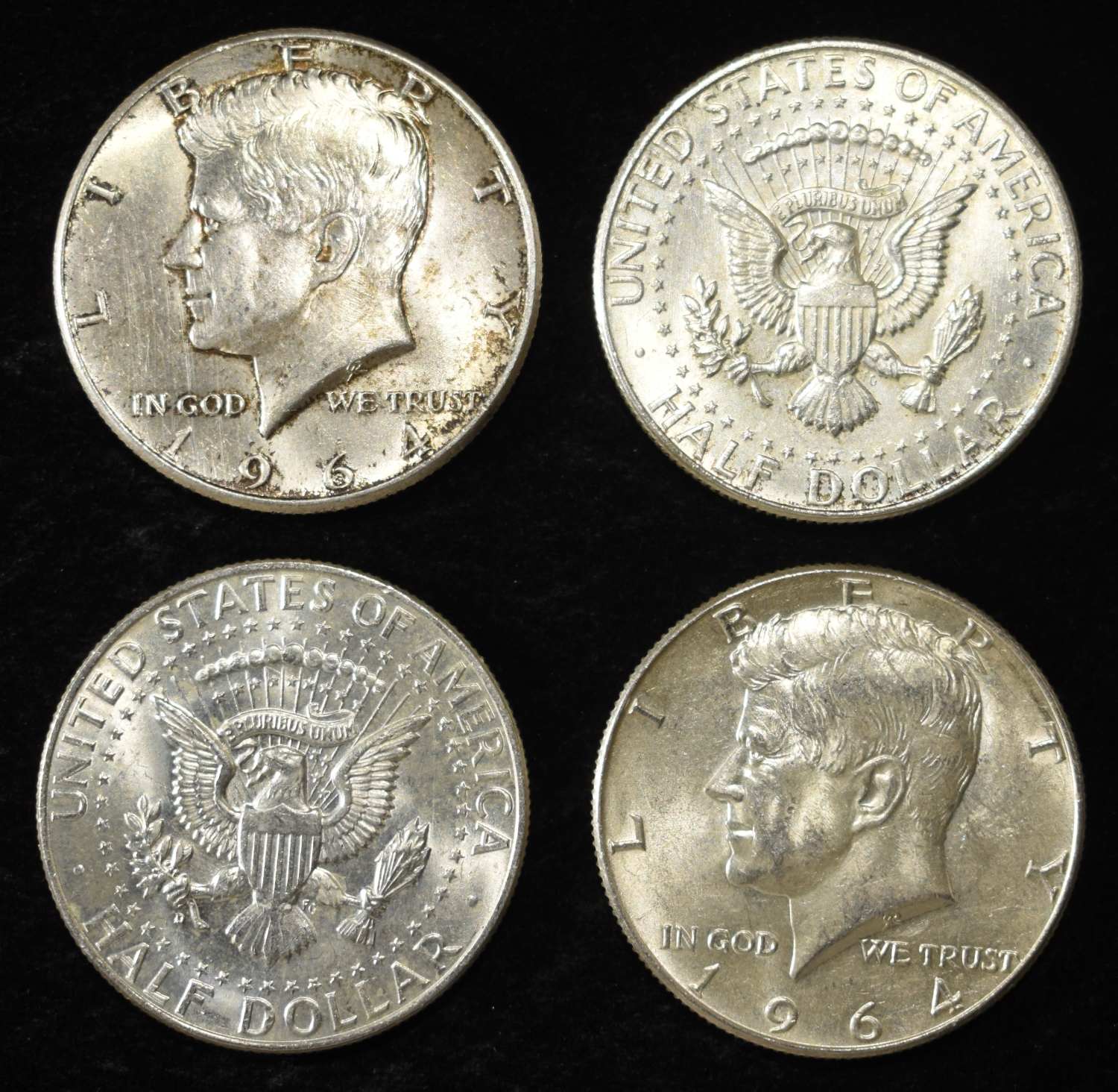 (10) 90% SILVER KENNDEY HALF DOLLARS