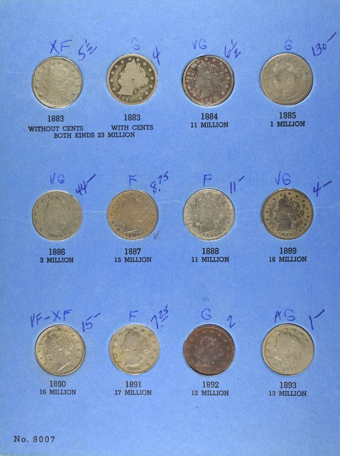 LIBERTY & JEFFERSON NICKEL COLLECTIONS