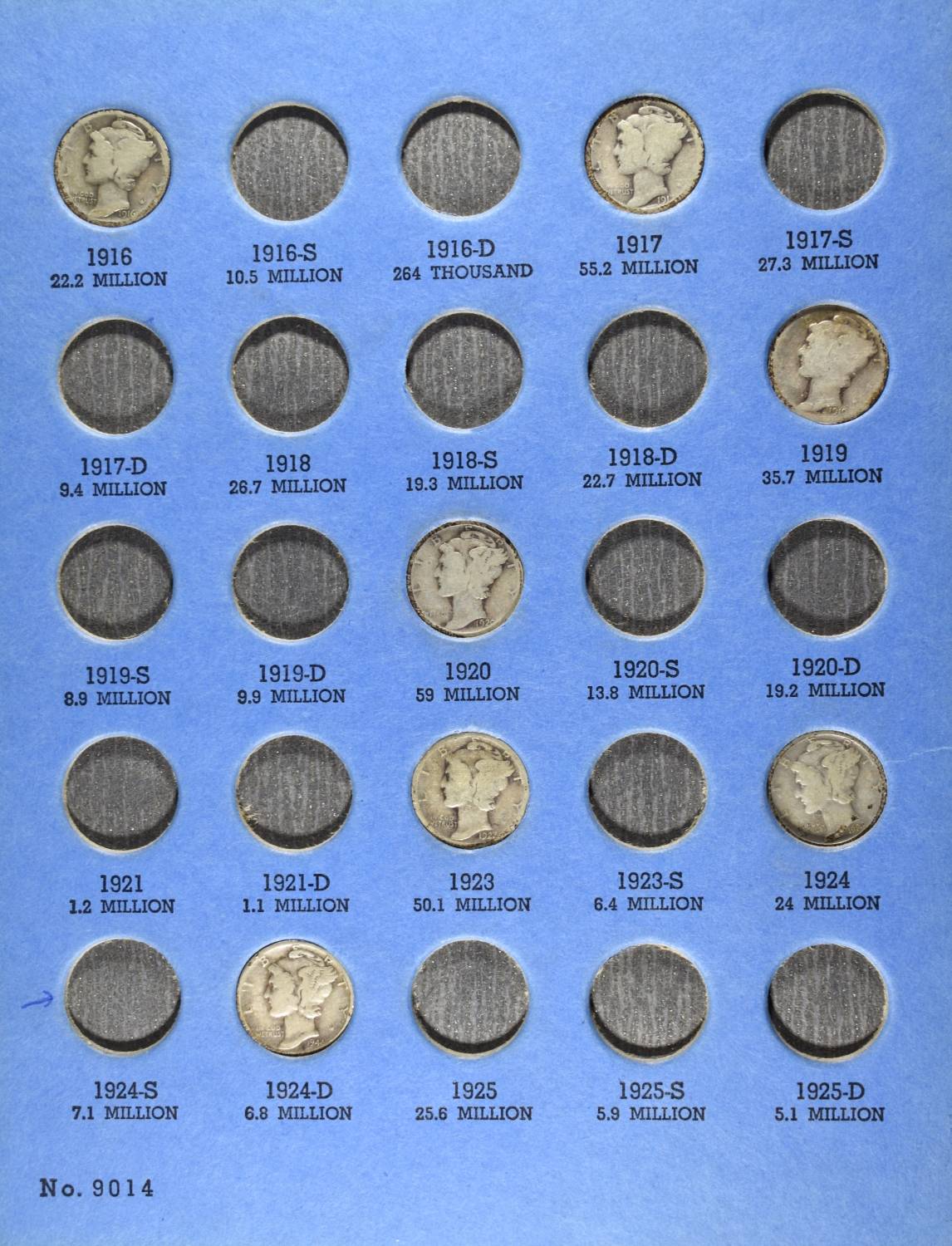 MERCURY DIMES COLLECTION