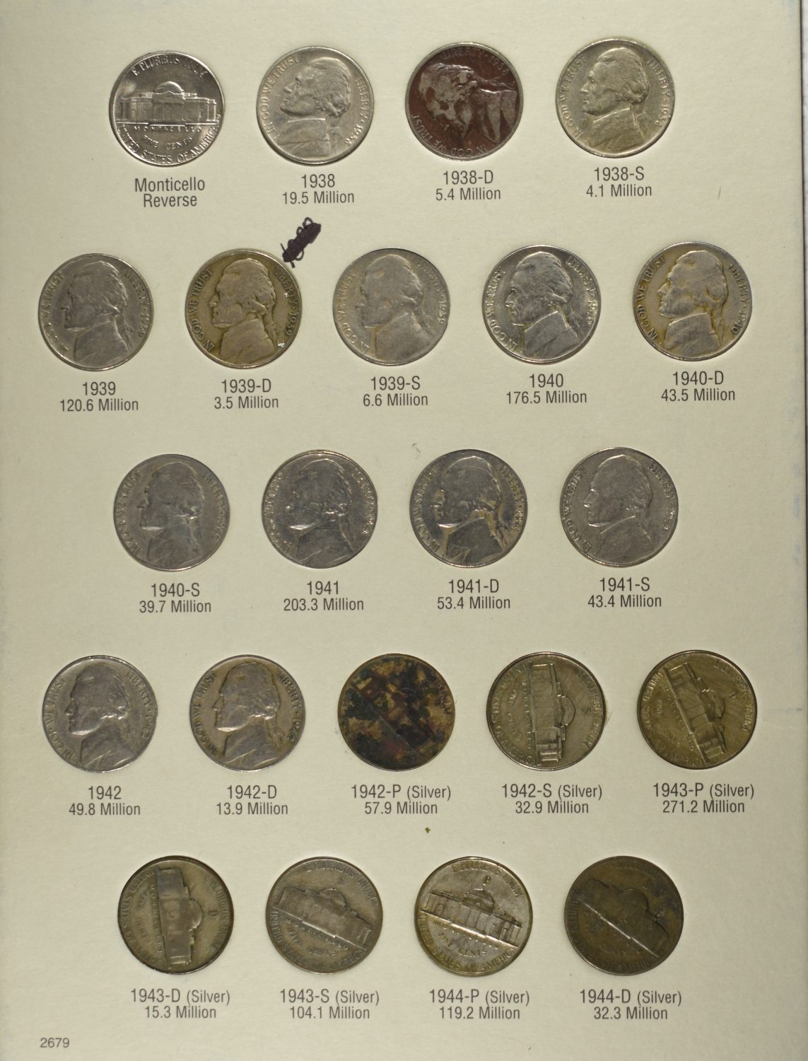 SBA DOLLARS & JEFFERSON NICKELS COLLECTOIN