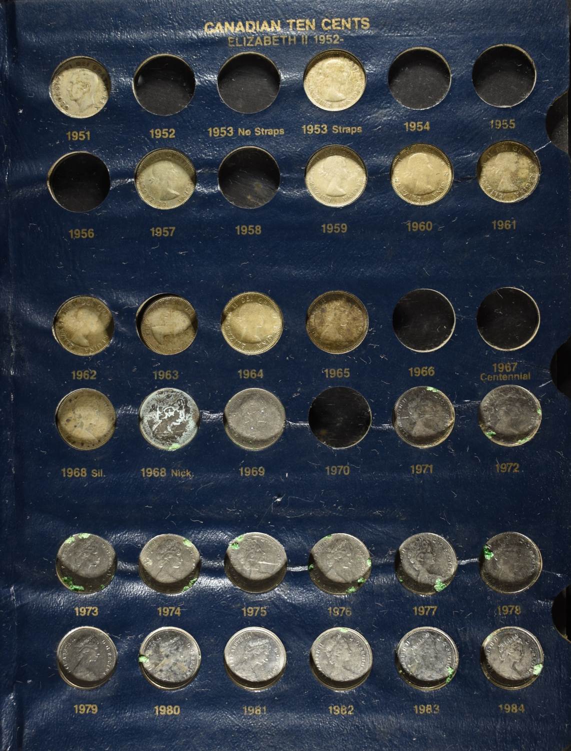 CANADIAN TEN CENTS COLLECTION