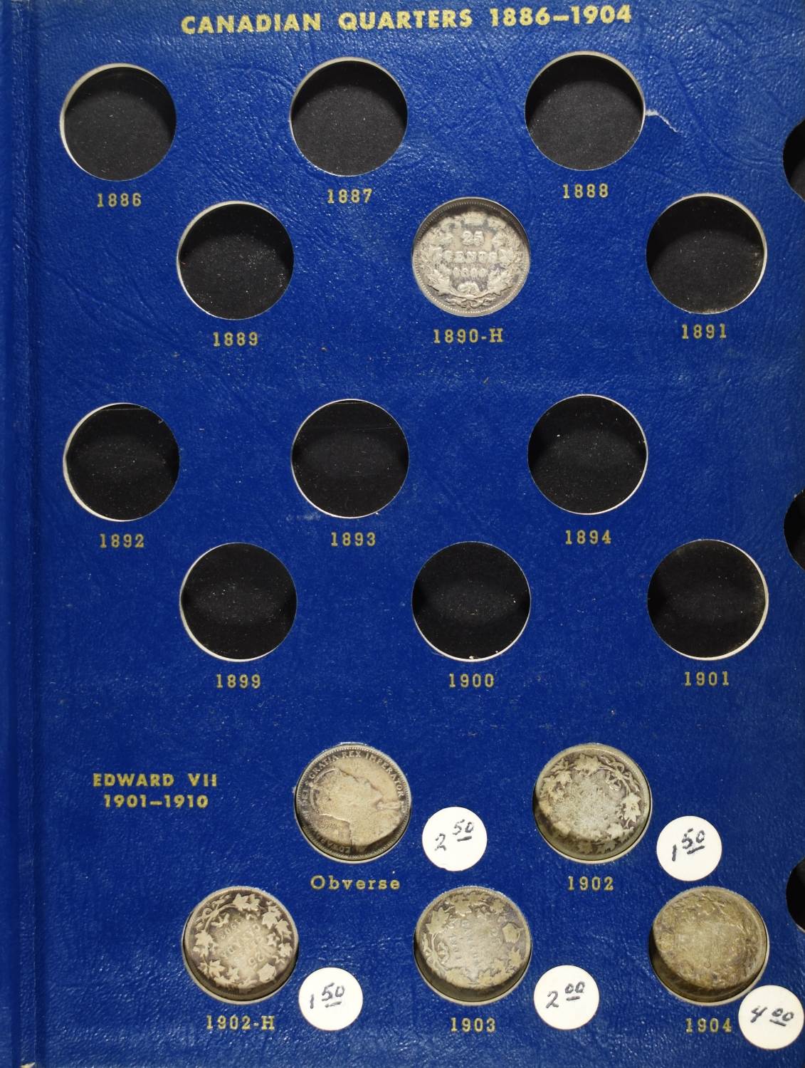CANADIAN 25 CENTS COLLECTION