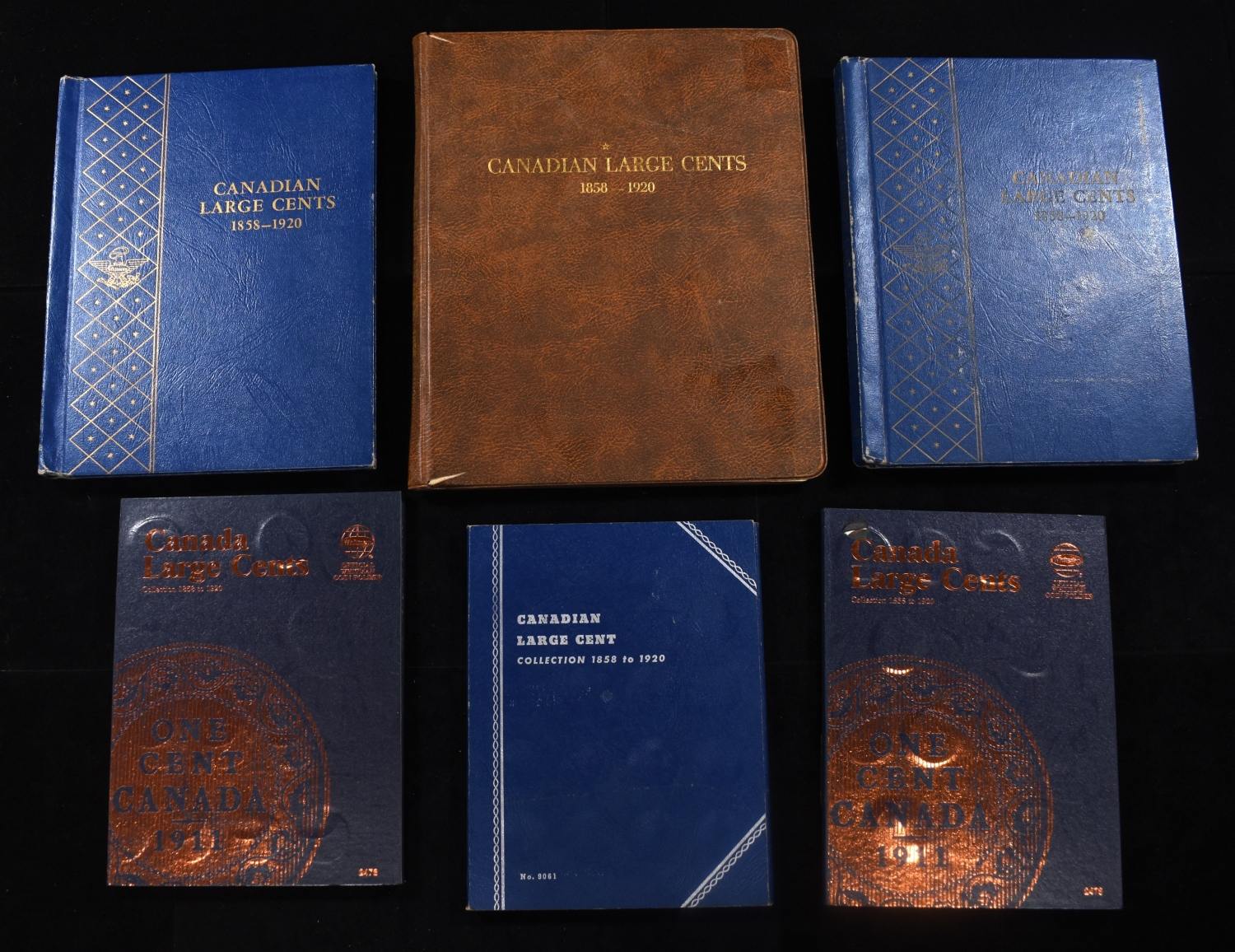 (6) CANADIAN LARGE CENTS COLLECTION