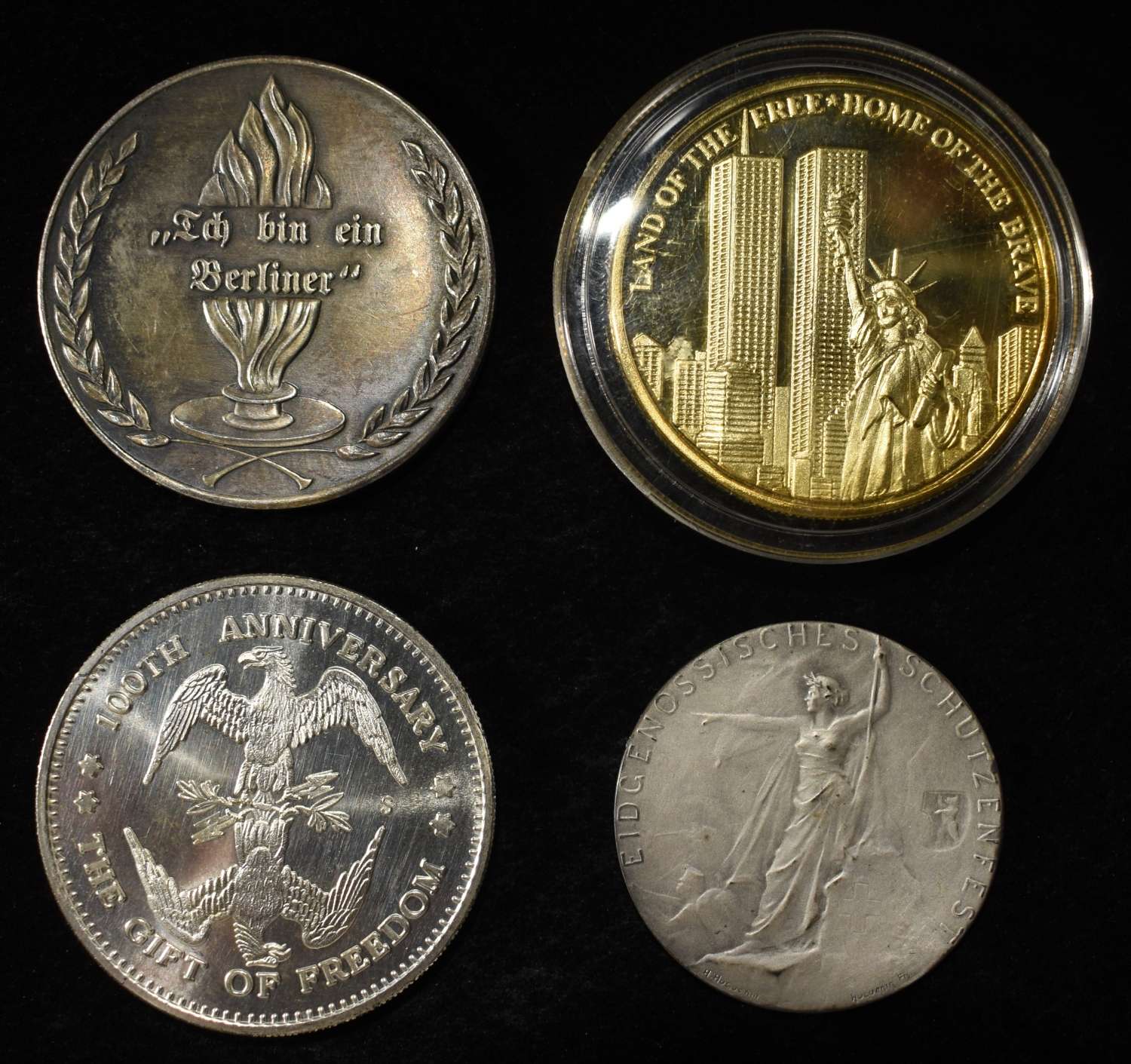 (50) MISC. TOKENS AND MEDALS