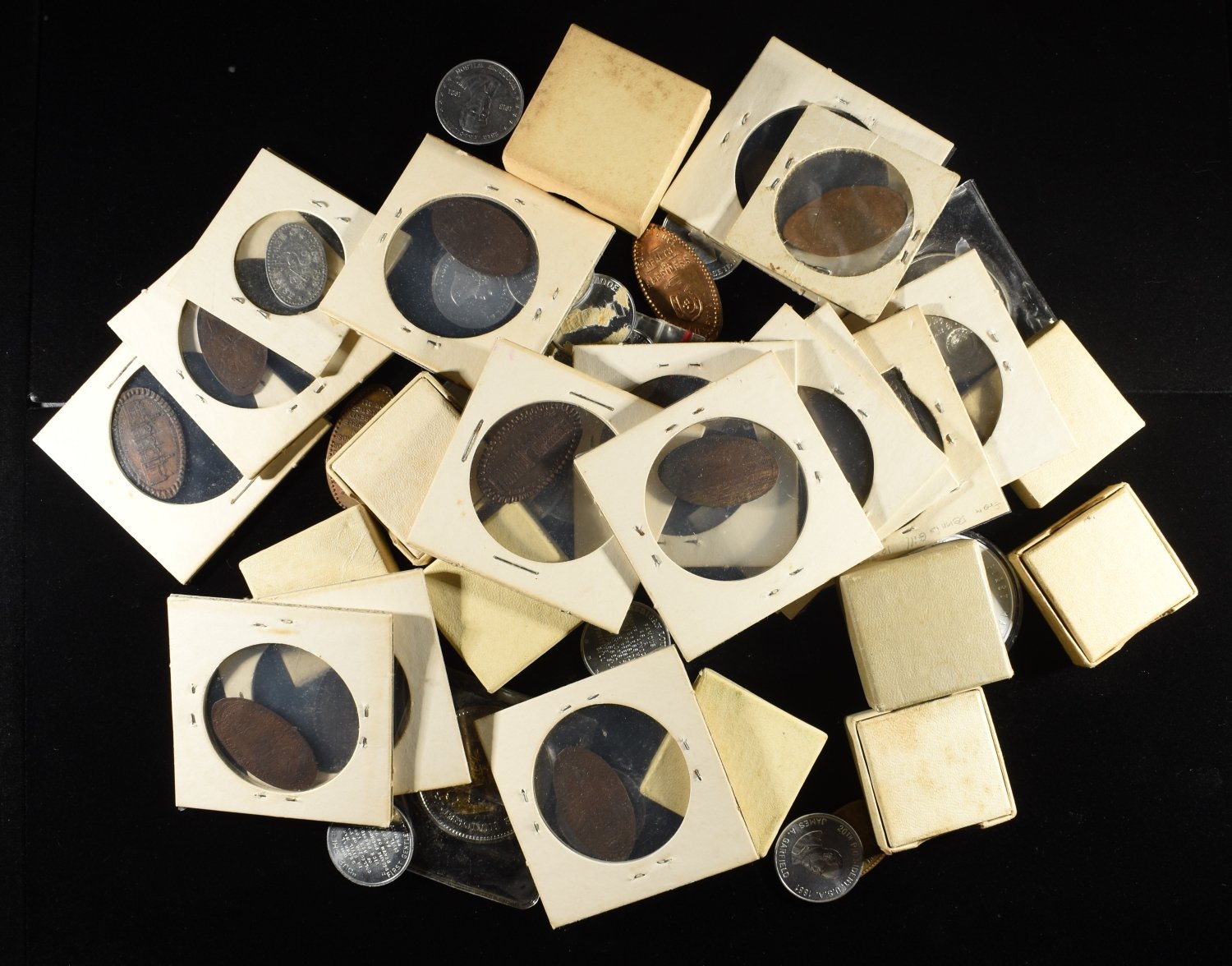 (50) MISC. TOKENS AND MEDALS