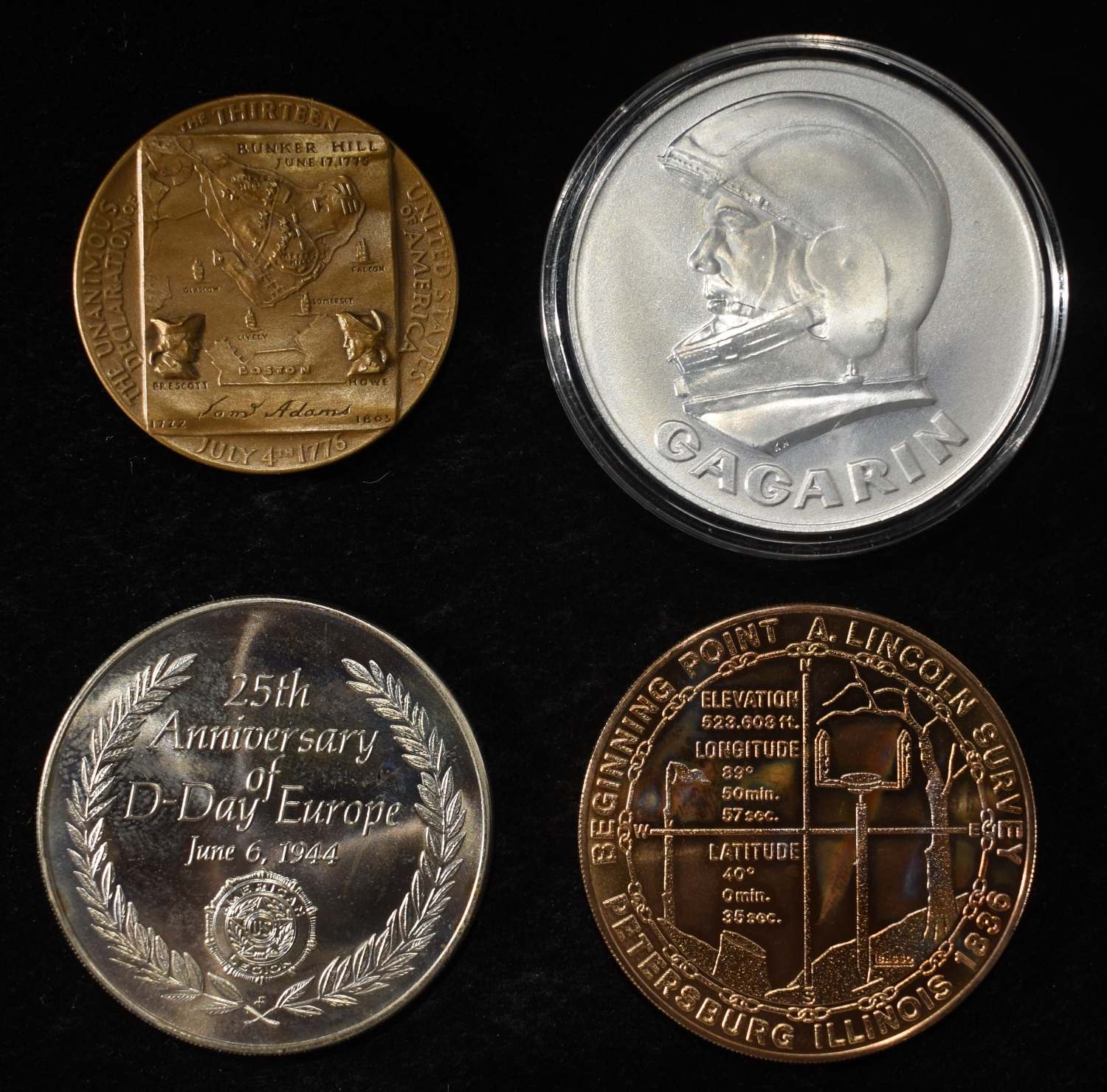 (50) MISC. TOKENS AND MEDALS
