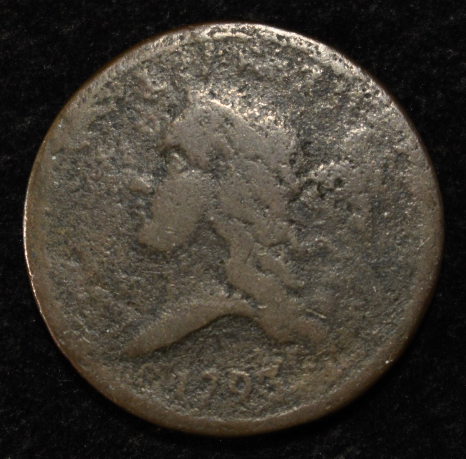 1793 LIBERTY CAP HALF CENT FINE