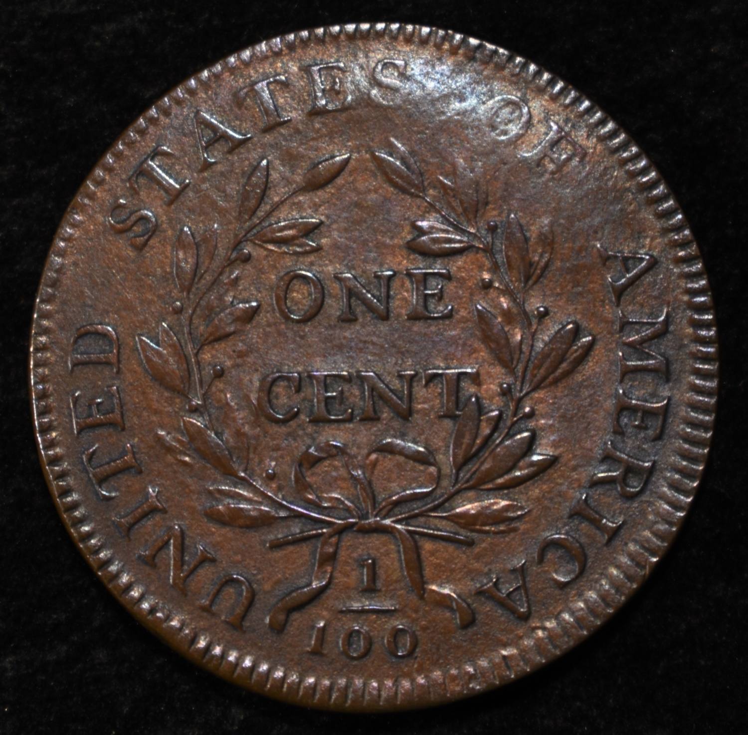1797 DRAPED BUST LARGE CENT CH AU/UNC