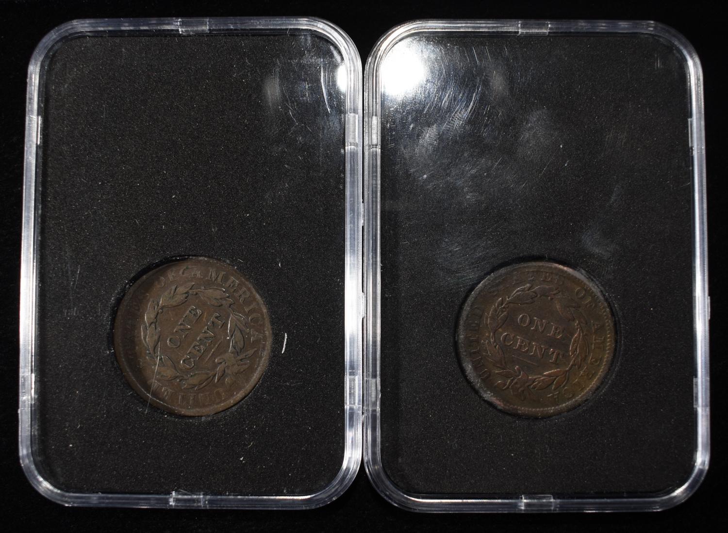1837 & 1838 CORONET HEAD LARGE CENTS