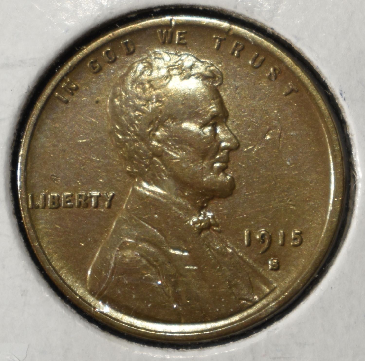 1915-S WHEAT CENT XF