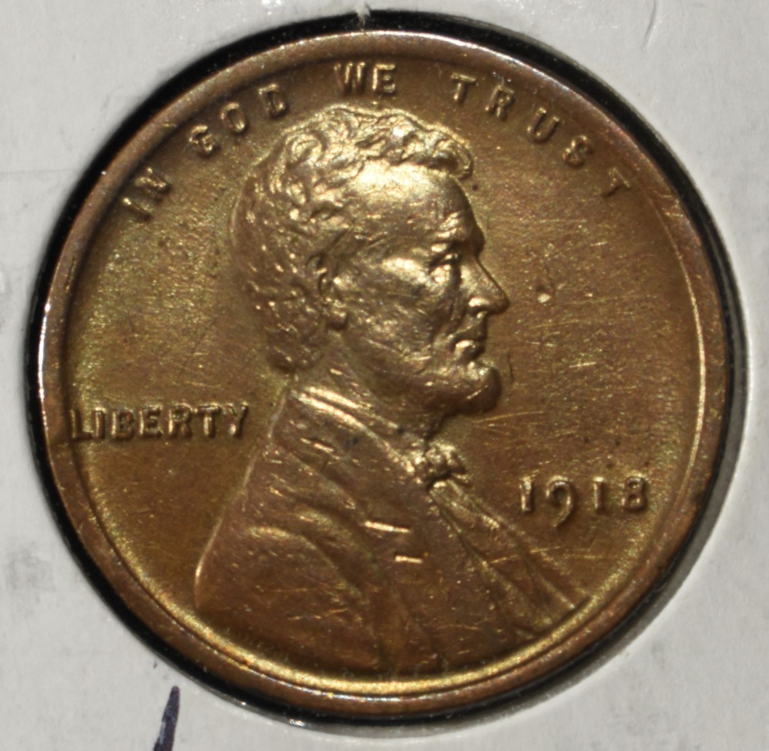 1918 WHEAT CENT CH BU