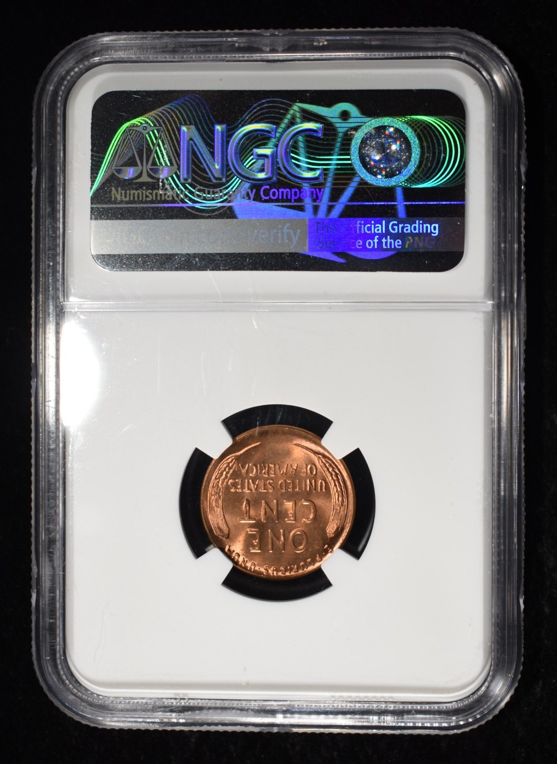 1955 WHEAT CENT NGC MS66 RD