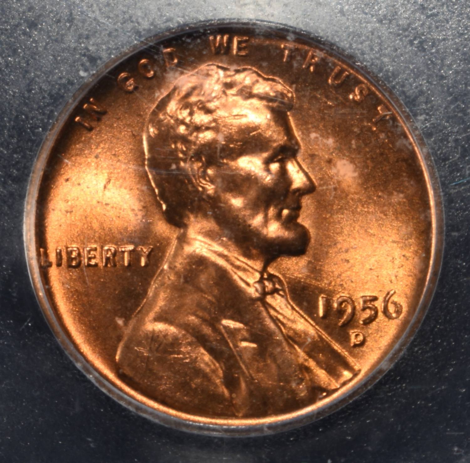 1956-D WHEAT CENT ICG MS67 RD