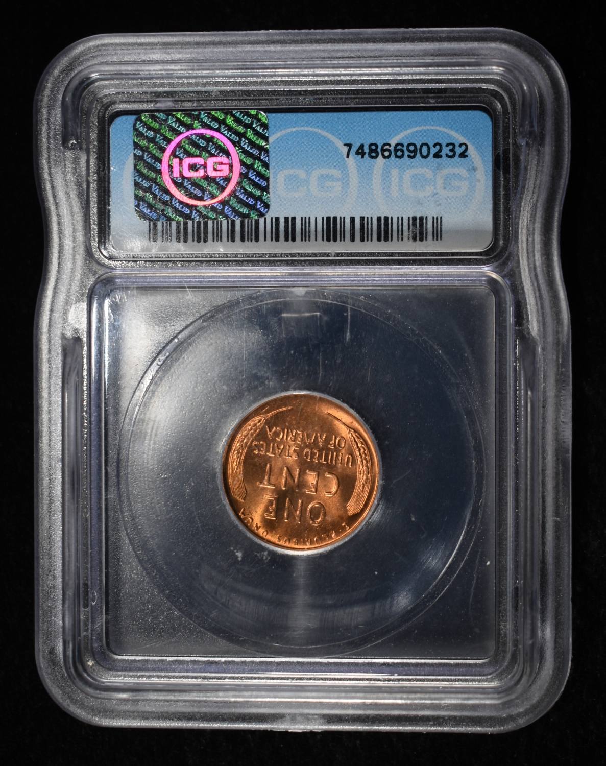 1956-D WHEAT CENT ICG MS67 RD