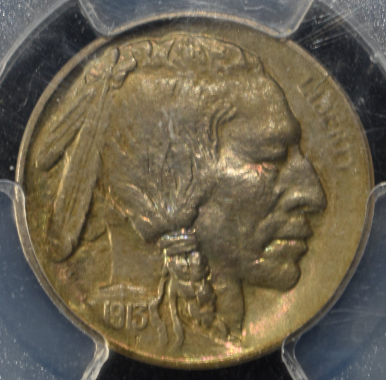 1913-D BUFFALO NICKEL PCGS MS66 T1