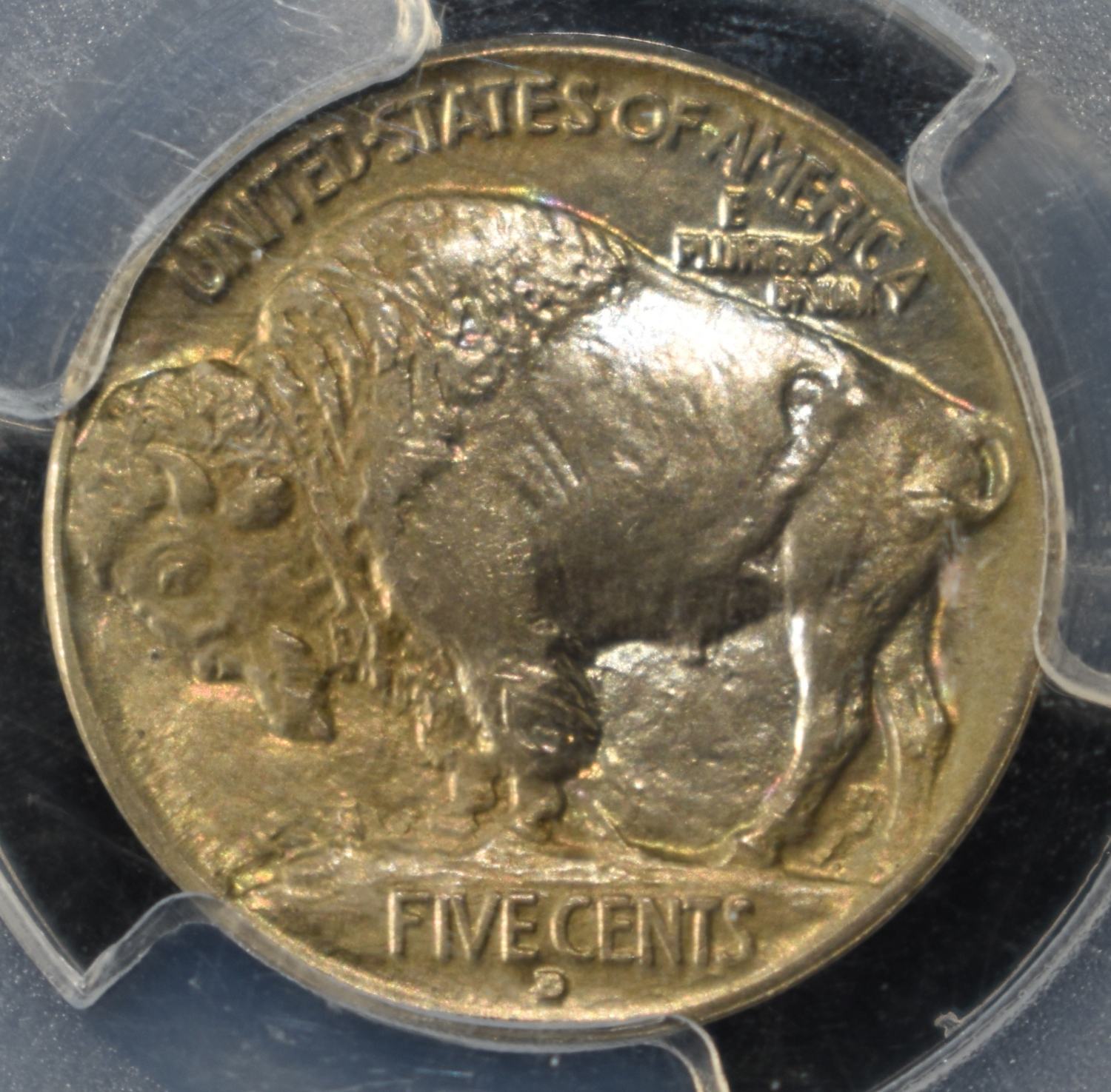 1913-D BUFFALO NICKEL PCGS MS66 T1