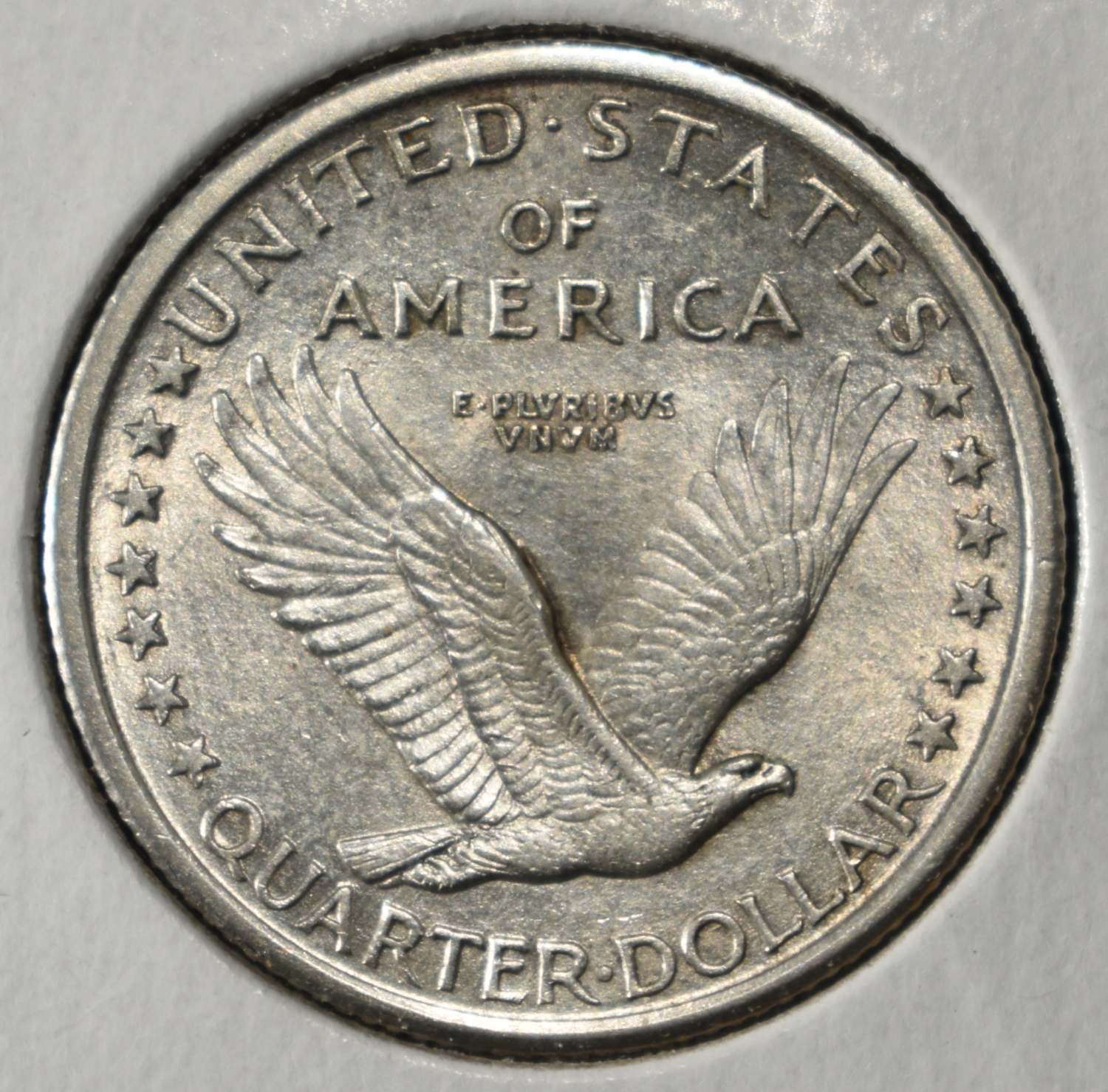 1917 T1 STANDING LIBERTY QUARTER CH BU SHARP