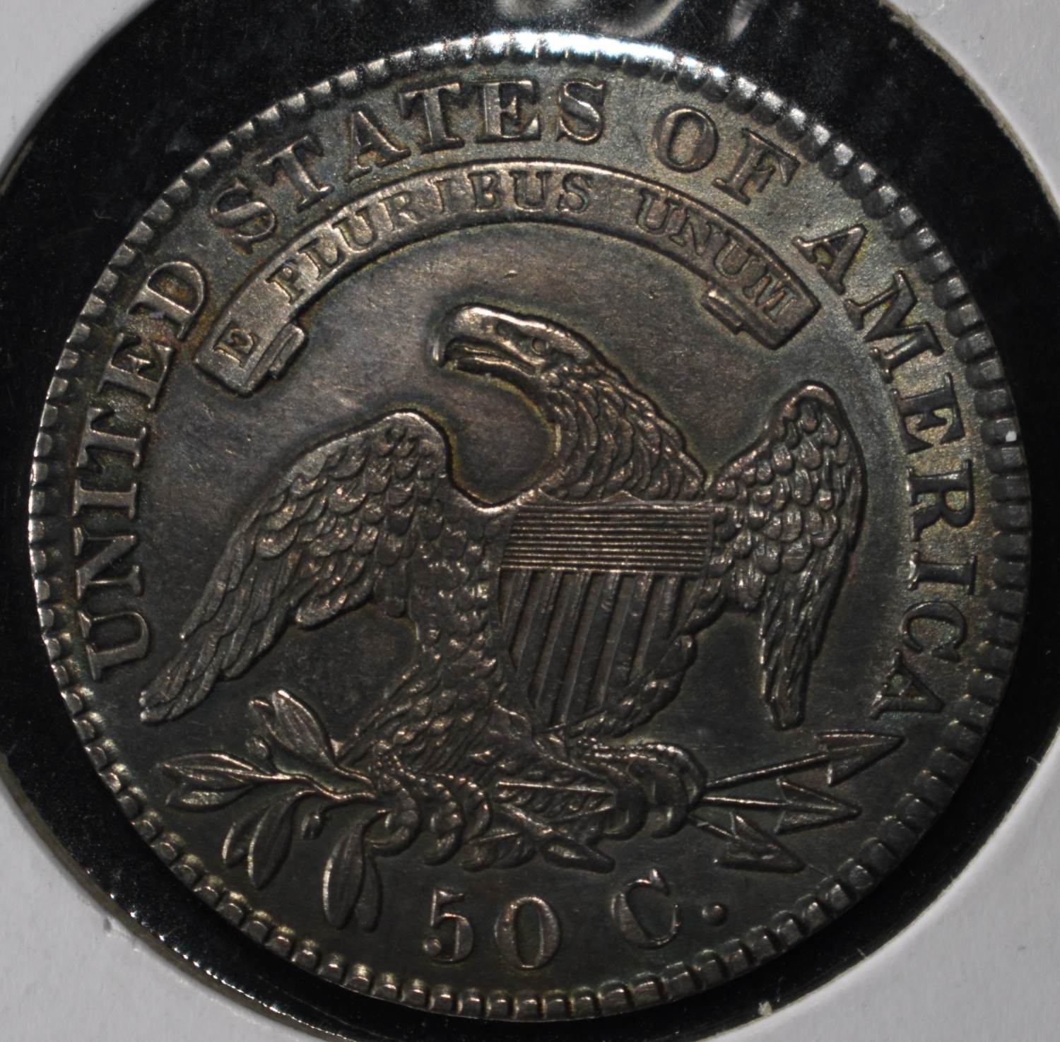 1829 CAPPED BUST HALF DOLLAR AU