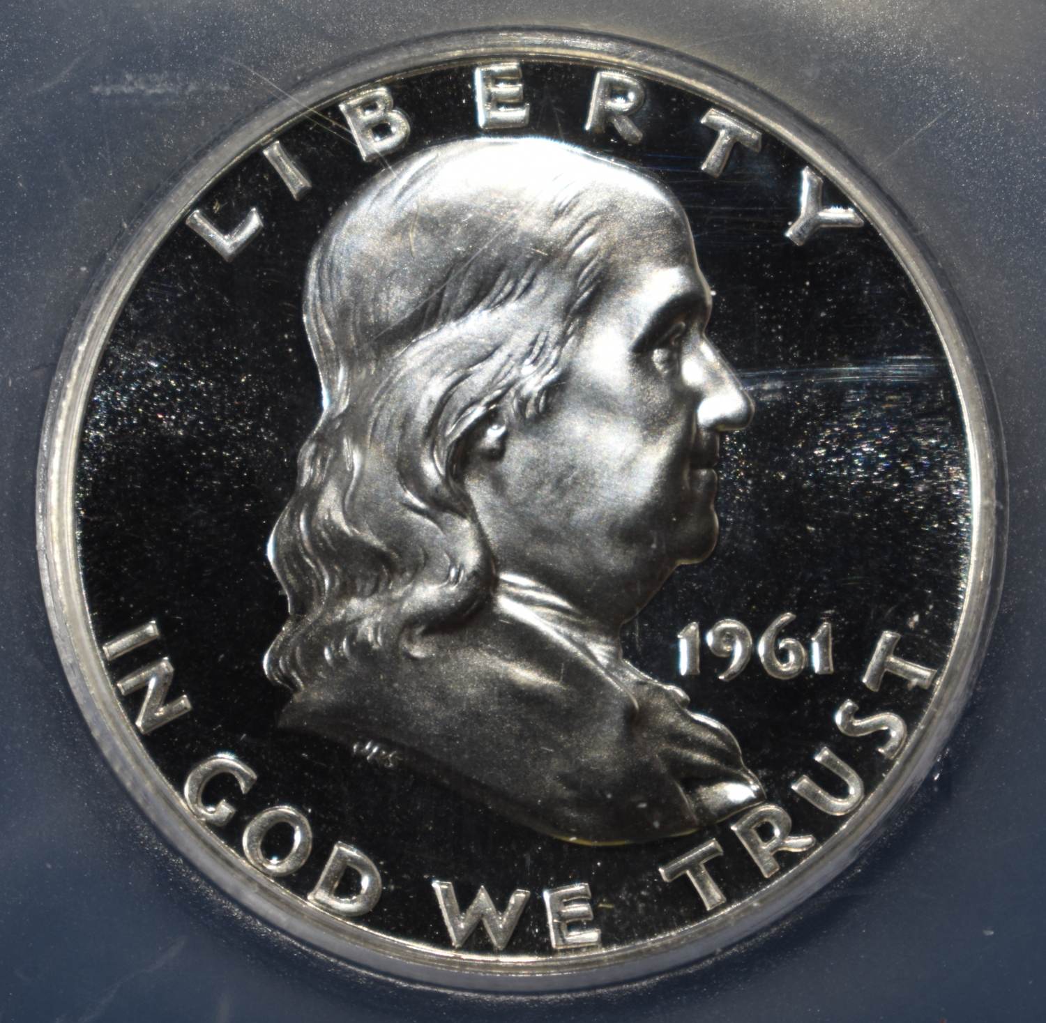 1961 FRANKLIN HALF DOLLAR ICG PR69 CAM