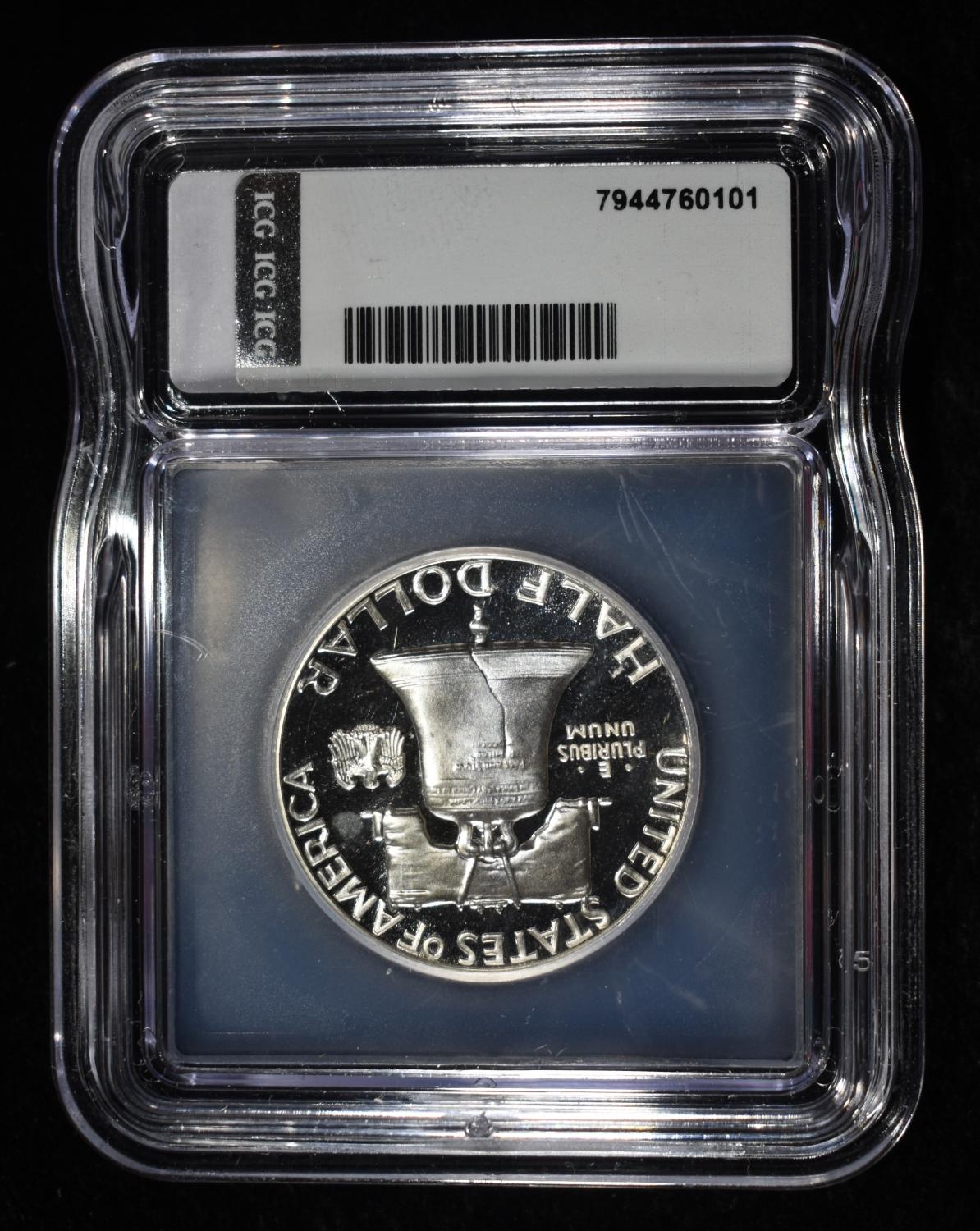 1961 FRANKLIN HALF DOLLAR ICG PR69 CAM
