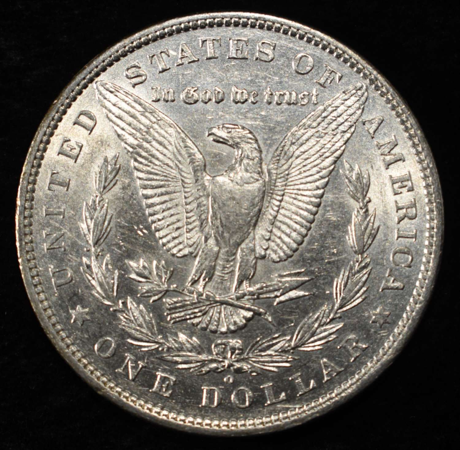 1880-O MORGAN DOLLAR AU