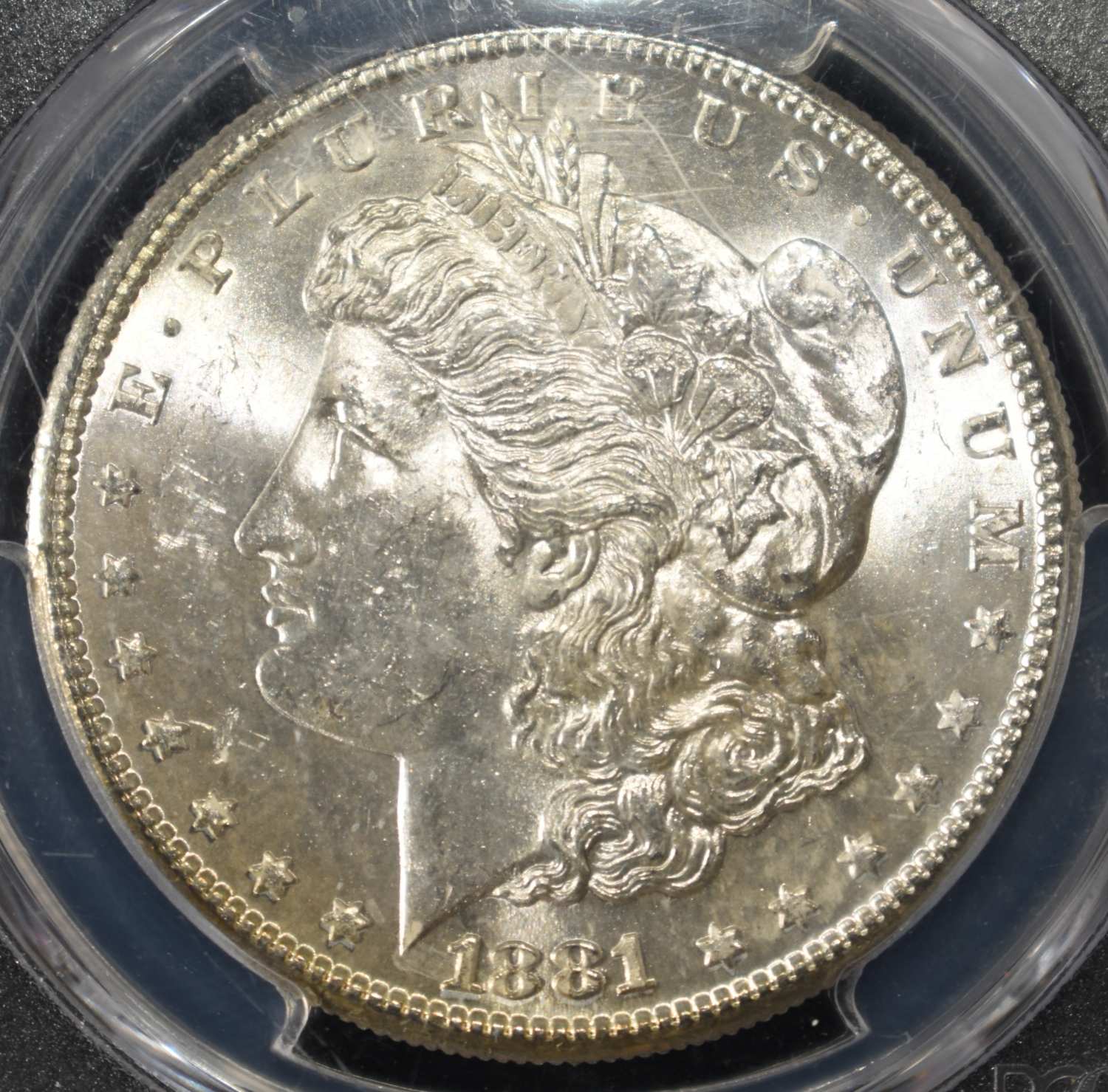 1881-S MORGAN DOLLAR PCGS MS-63