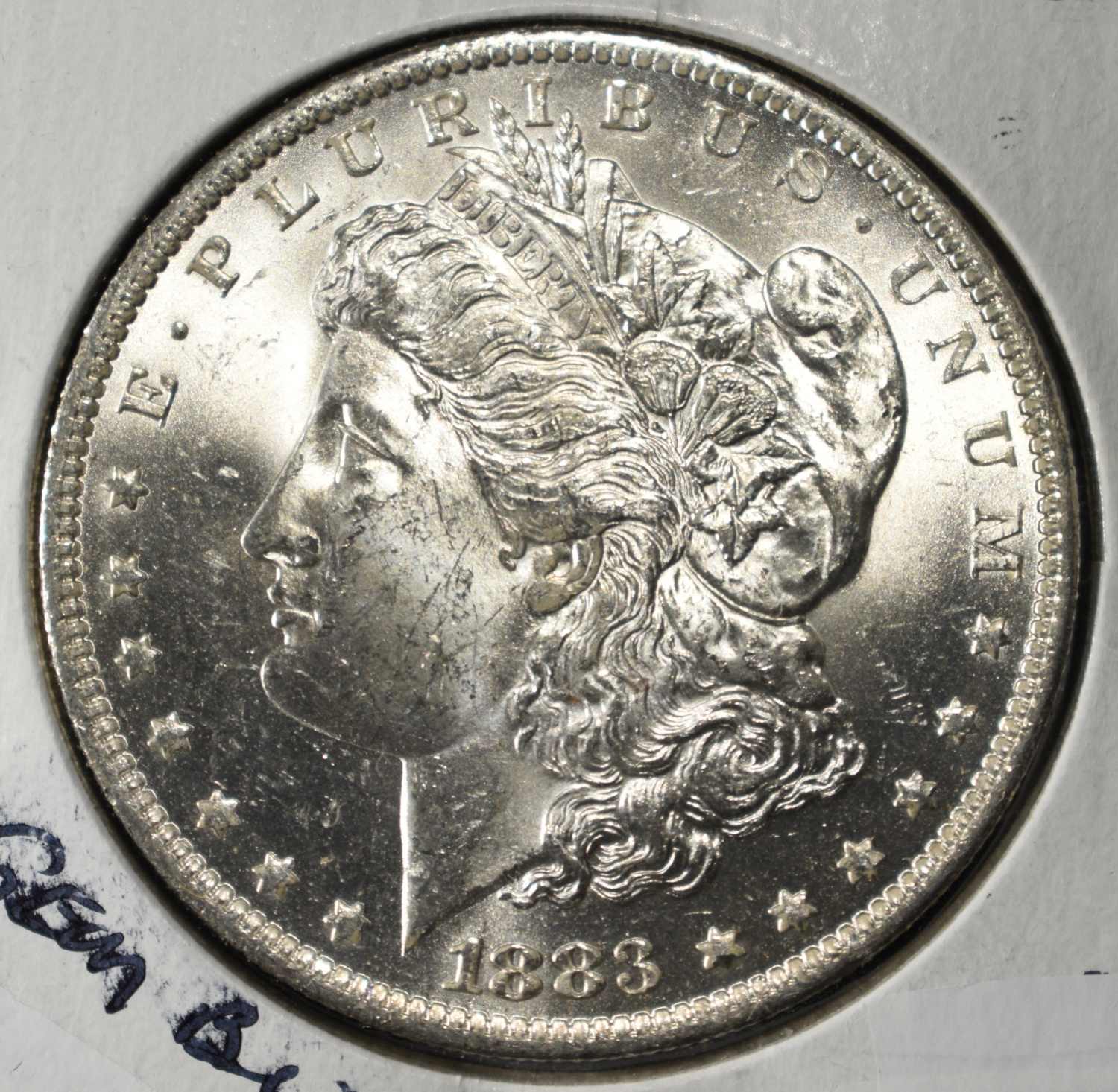 1883-O MORGAN DOLLAR GEM BU