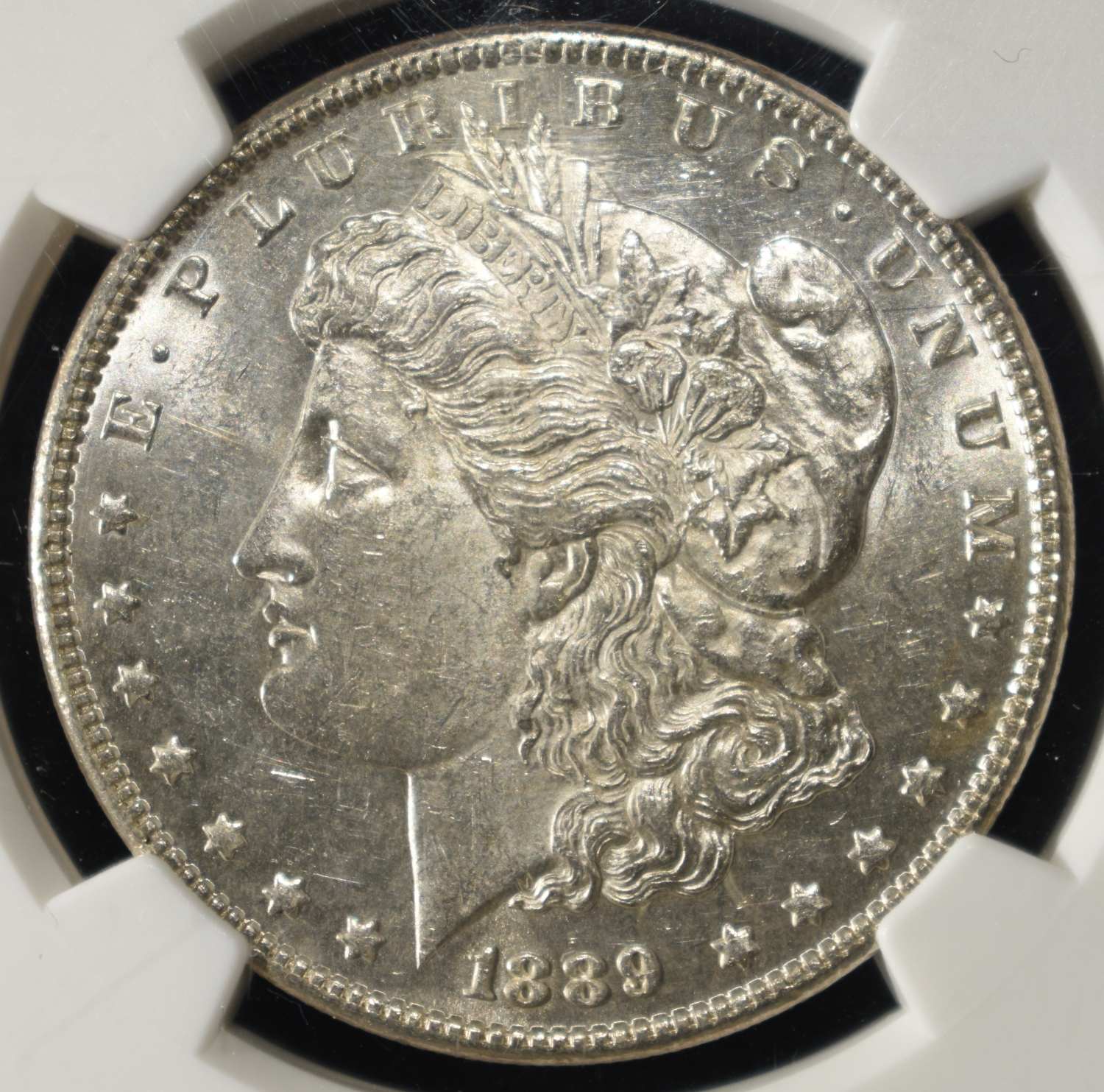 1889 MORGAN DOLLAR NGC MS62
