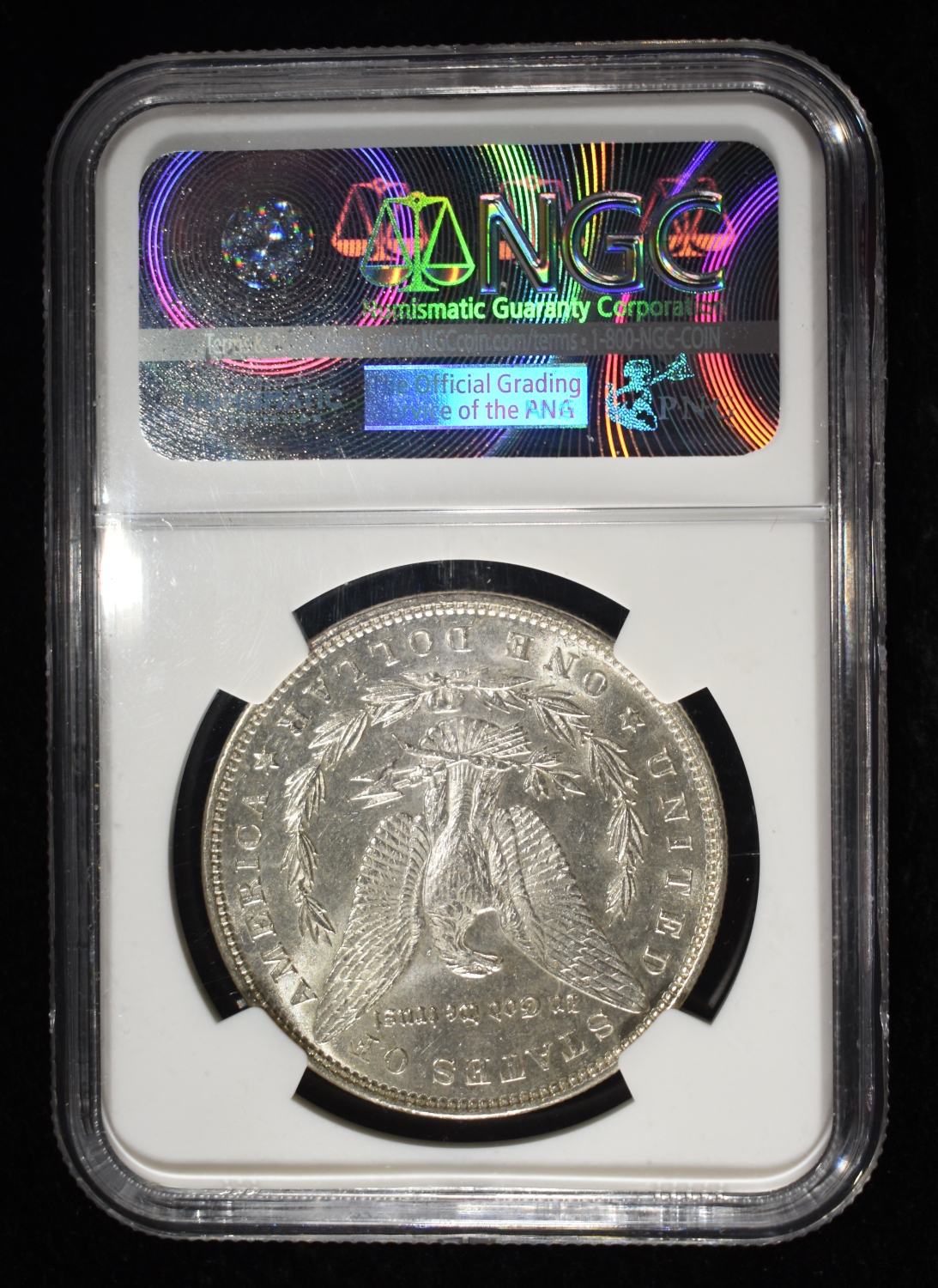 1889 MORGAN DOLLAR NGC MS62