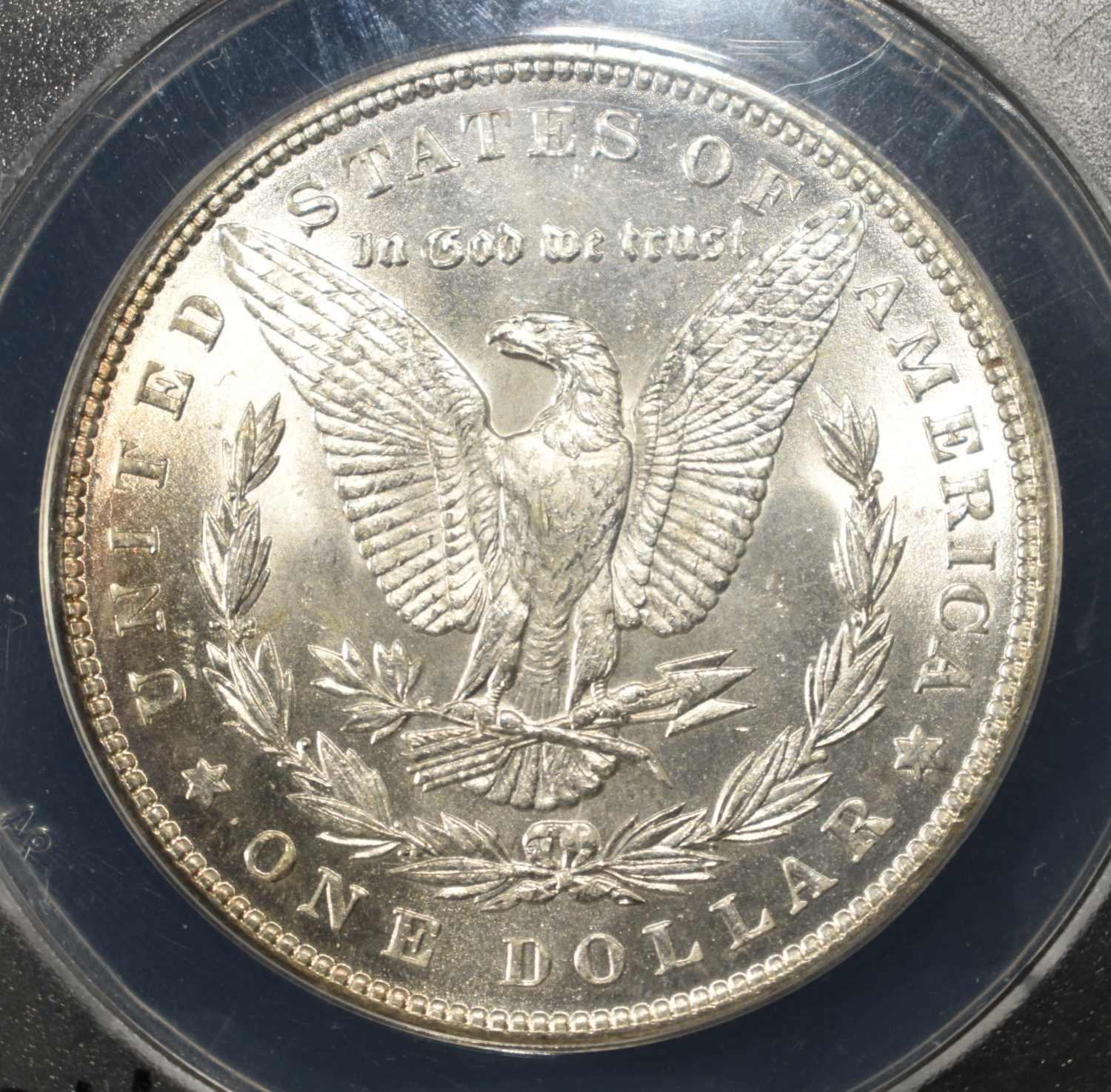 1890 MORGAN DOLLAR ANACS MS-63