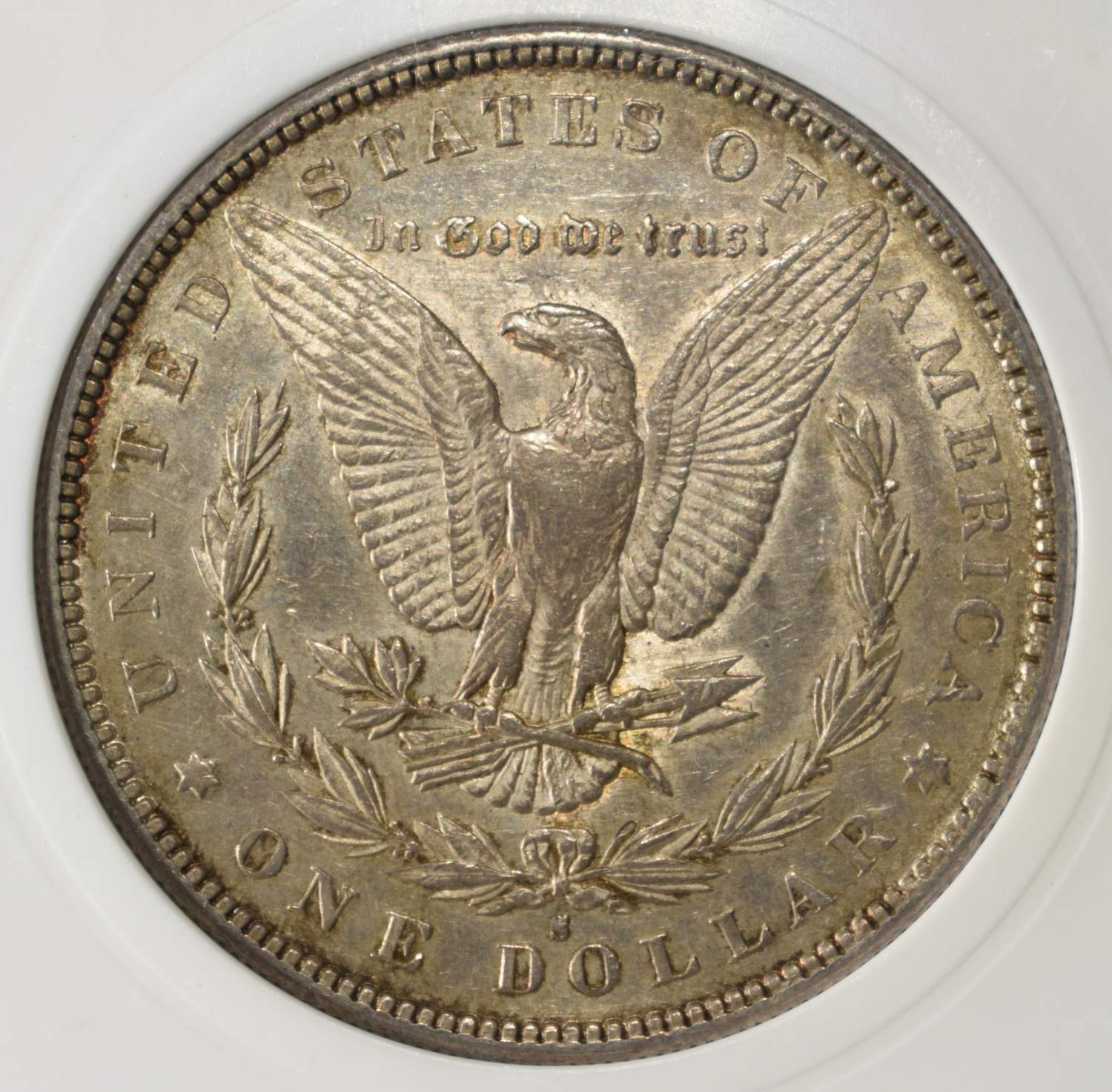 1892-S MORGAN DOLLAR AU/BU