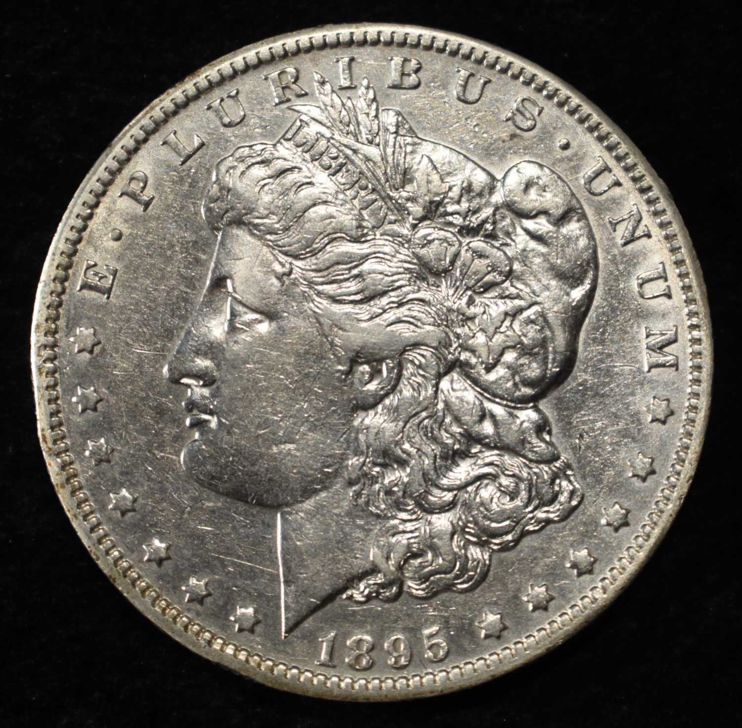 1895-O MORGAN DOLLAR CH AU