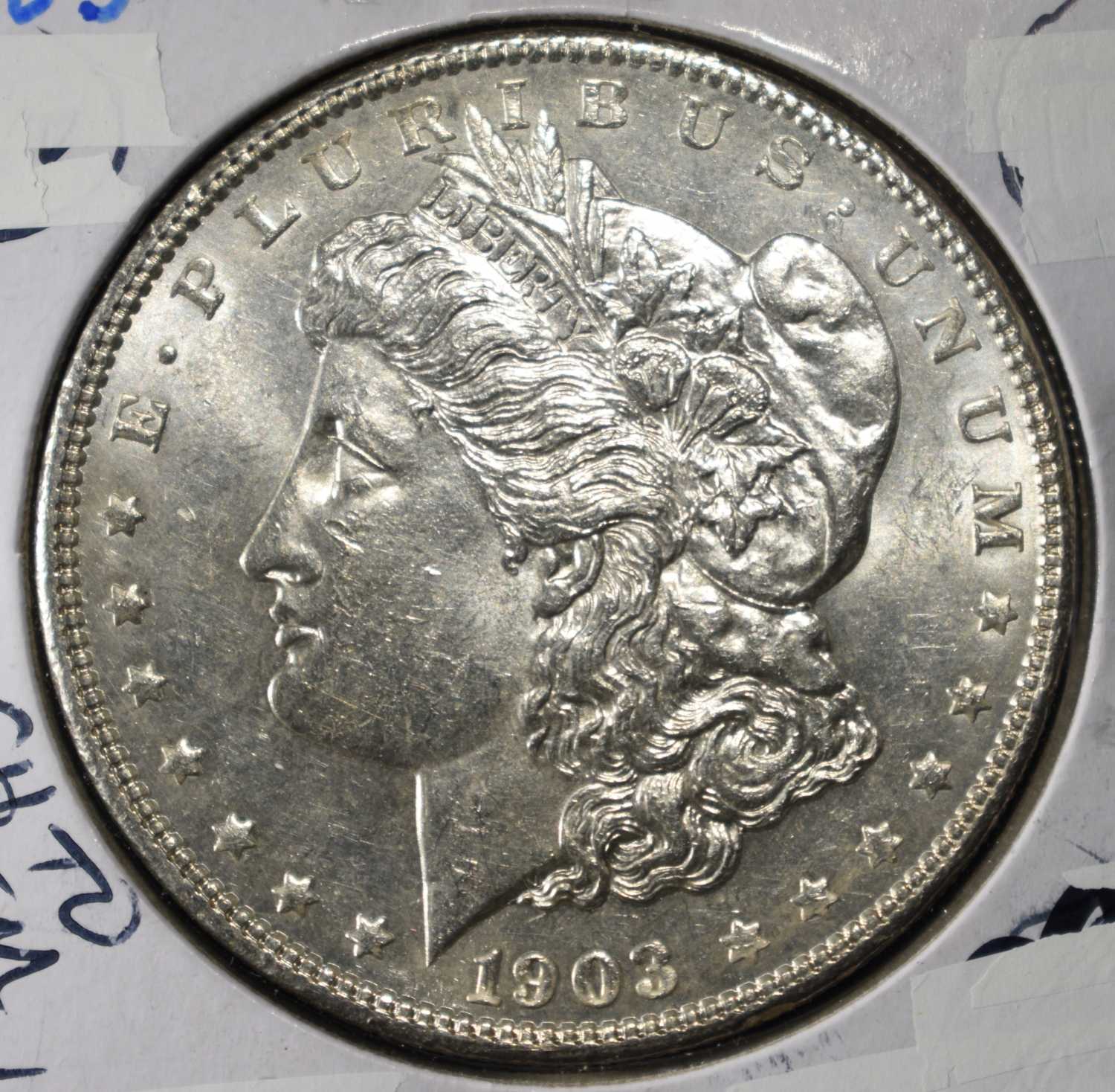 1903 MORGAN DOLLAR CH TO GEM BU