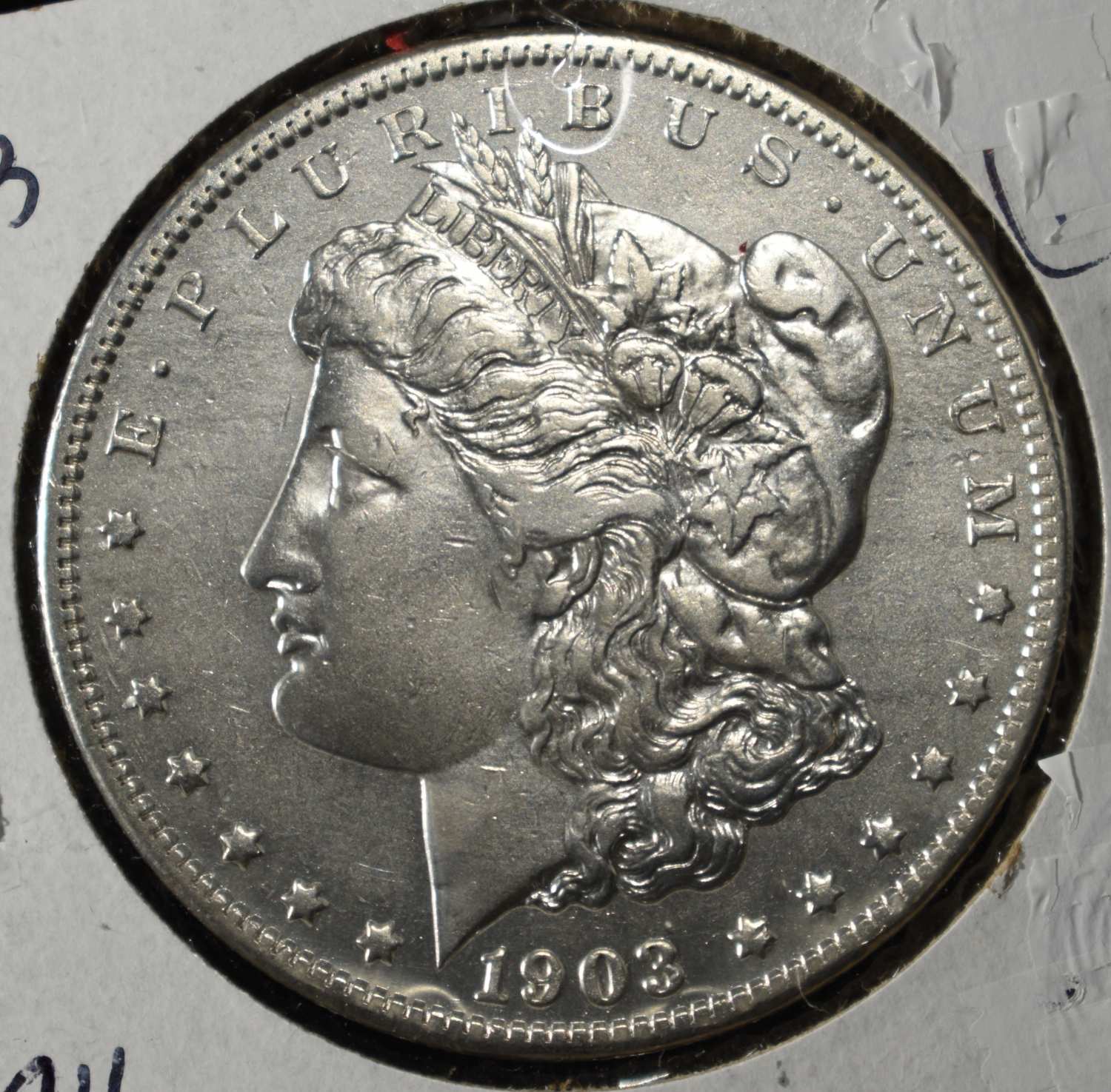 1903-S MORGAN DOLALR CH AU/UNC