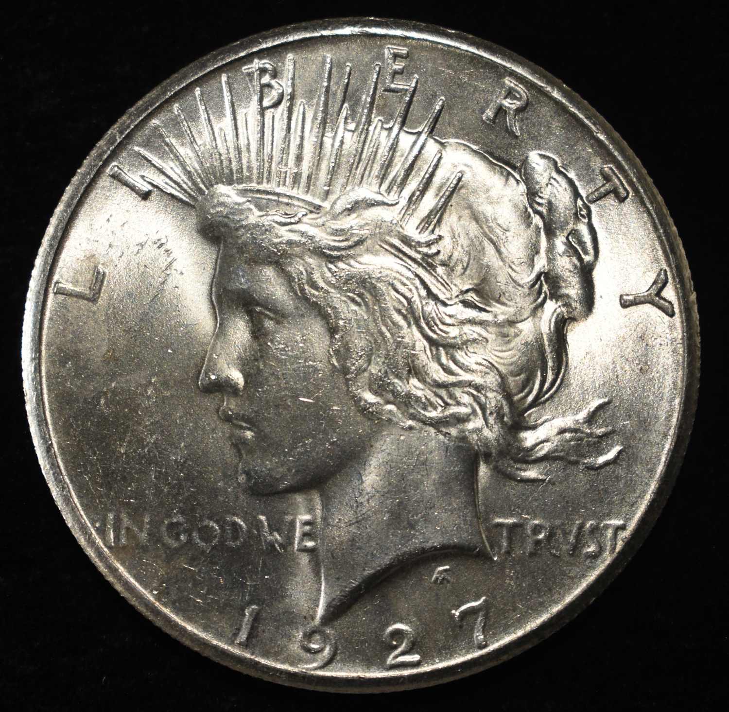 1927 PEACE DOLLAR BU