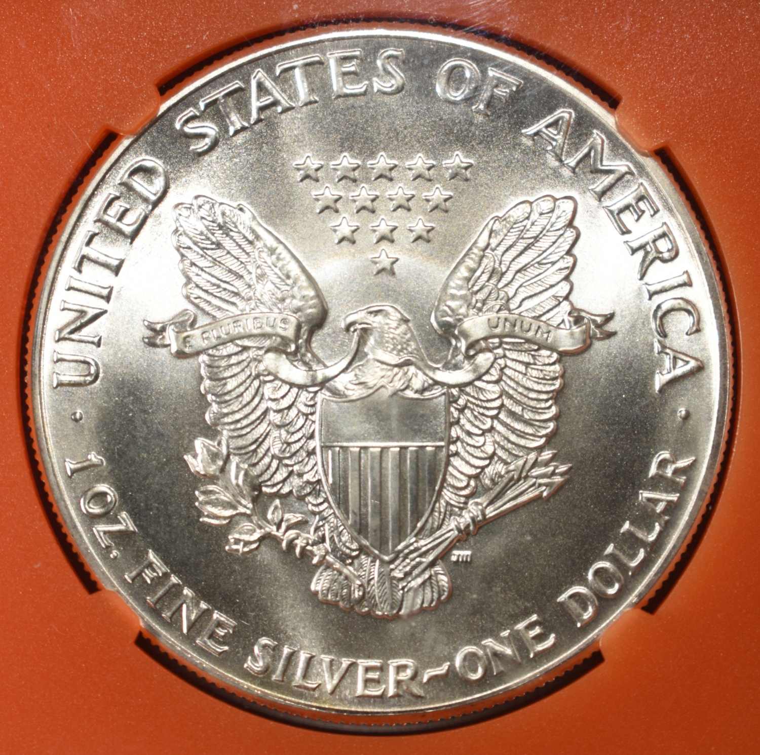 1986 (S) AMERICAN SILVER EAGLE NGC MS69