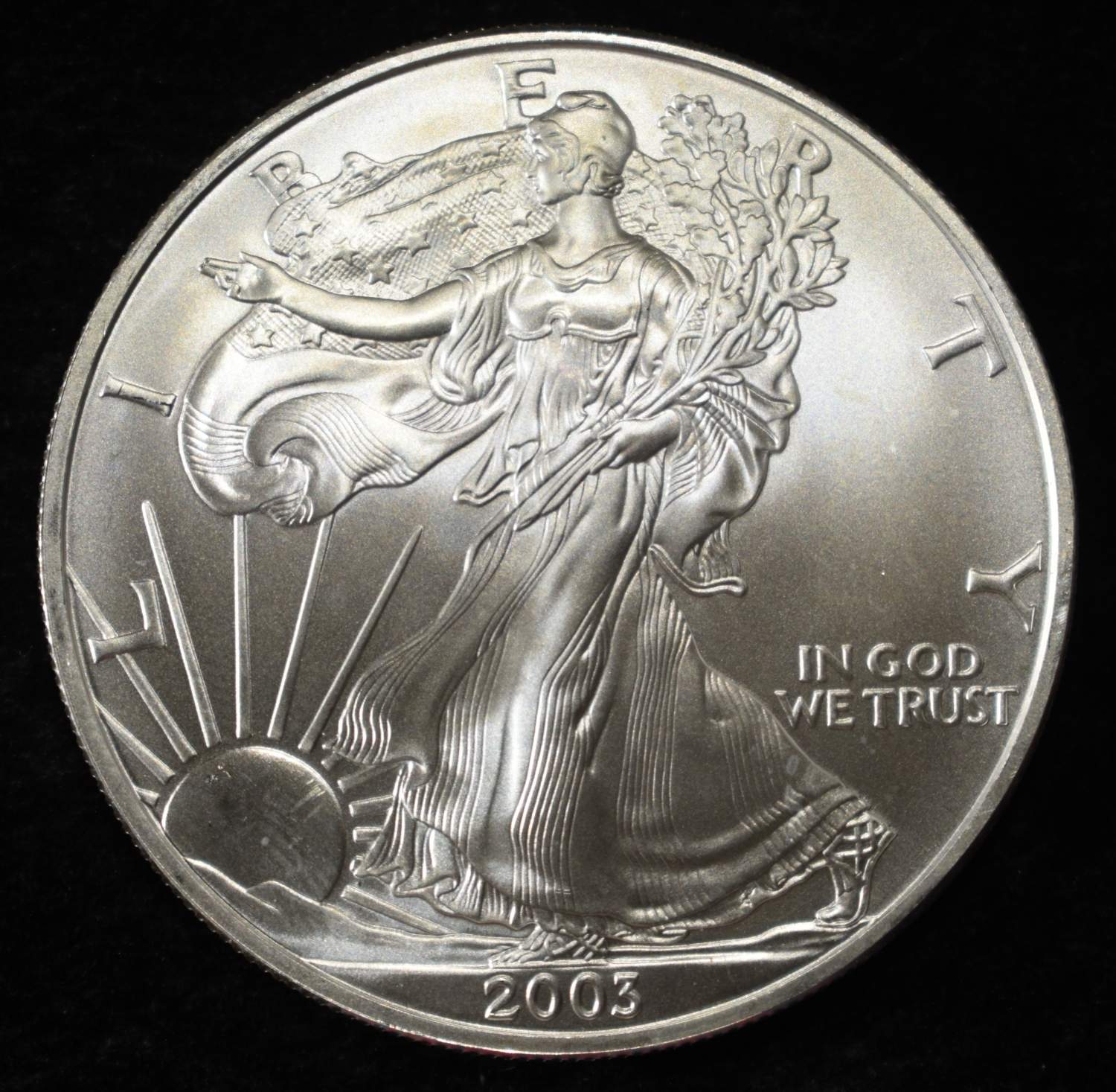 2003 AMERICAN SILVER EAGLE