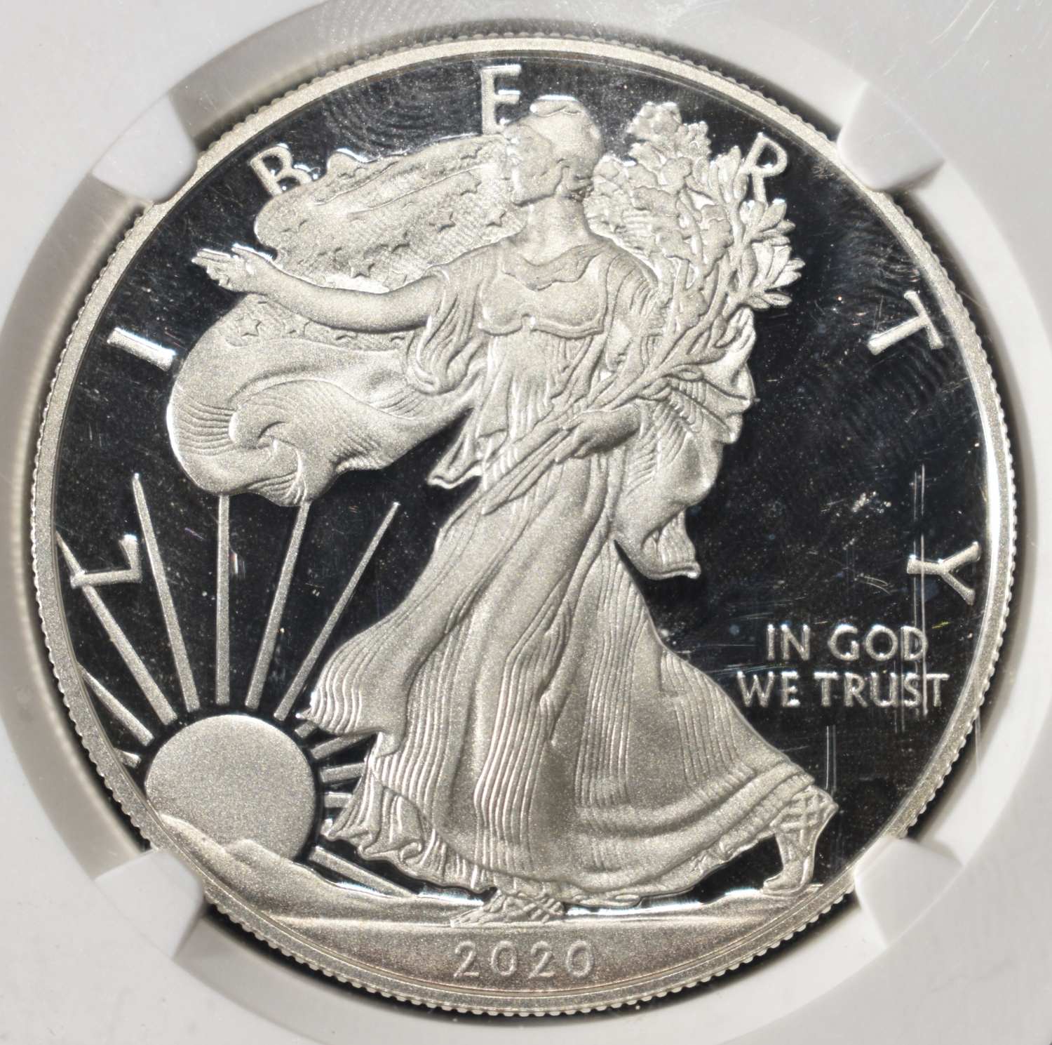 2020-W AMERICAN SILVER EAGLE NGC PF68 ULTRA CAMEO
