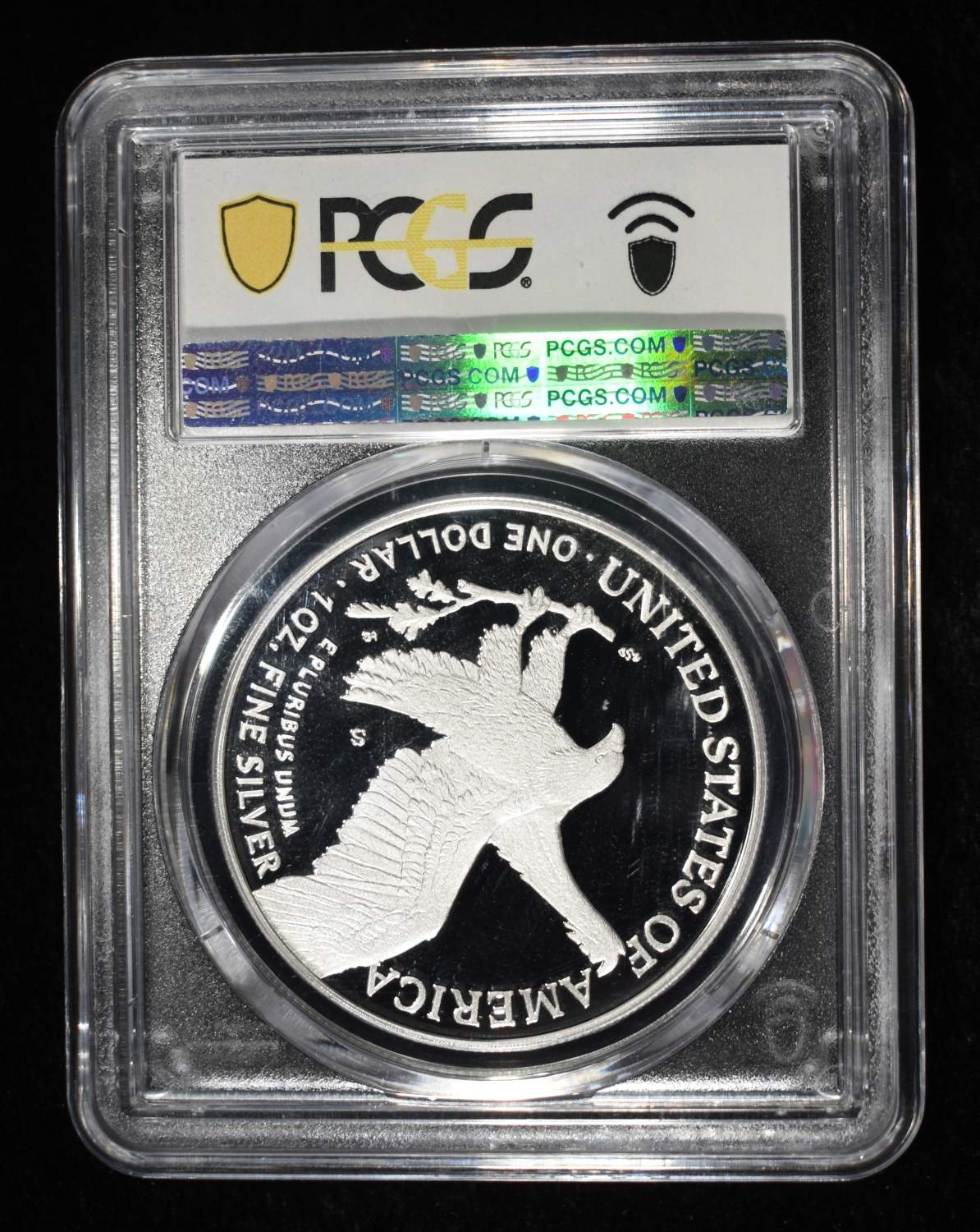 2024-S AMERICAN SILVER EAGLE PCGS PR70 DCAM AR