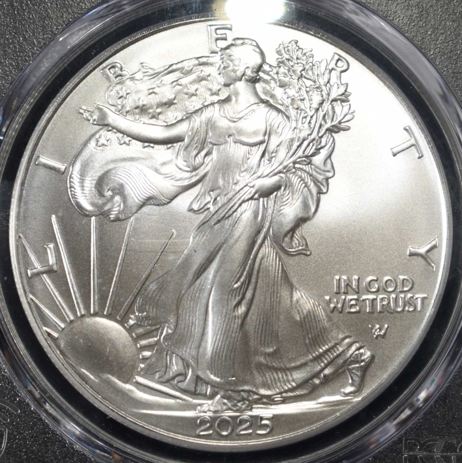 2025 AMERICAN SILVER EAGLE PCGS MS70 FA