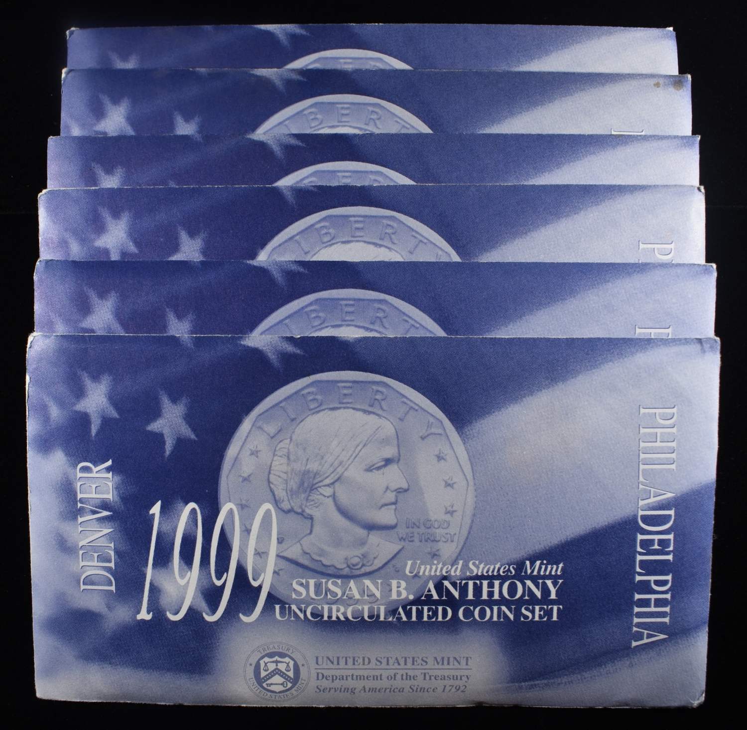 (6) SBA UNC COIN SETS