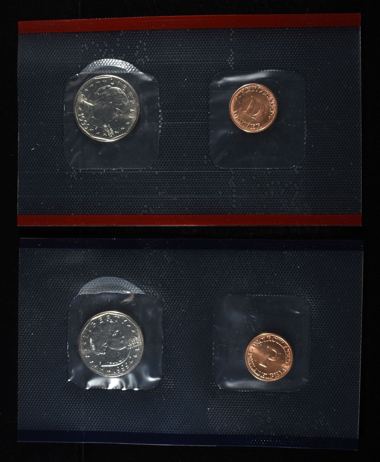 (6) SBA UNC COIN SETS