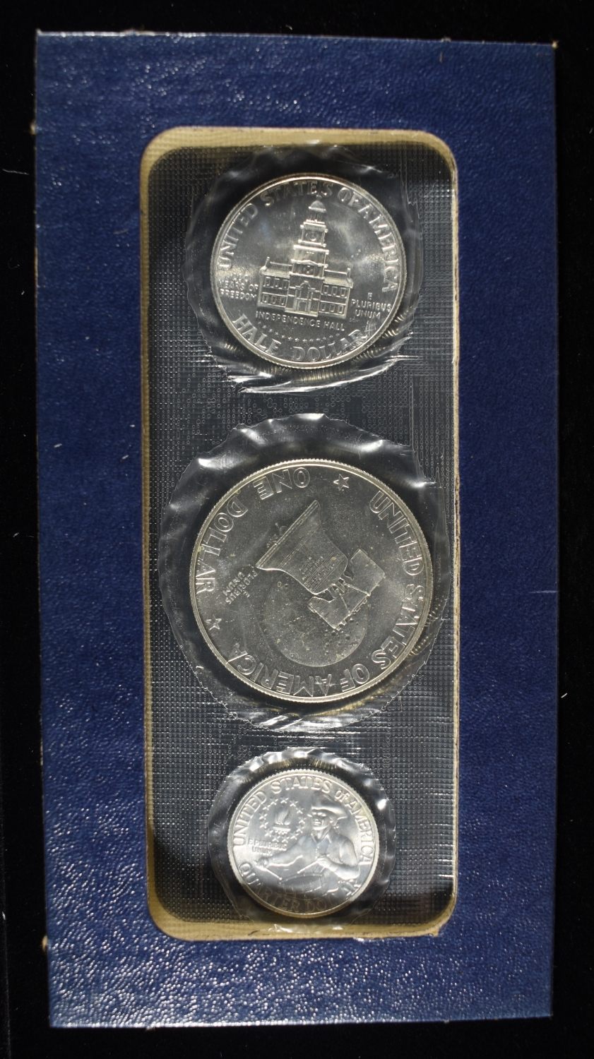 1976 SILVER 3 COIN UNCIRCULATED SET