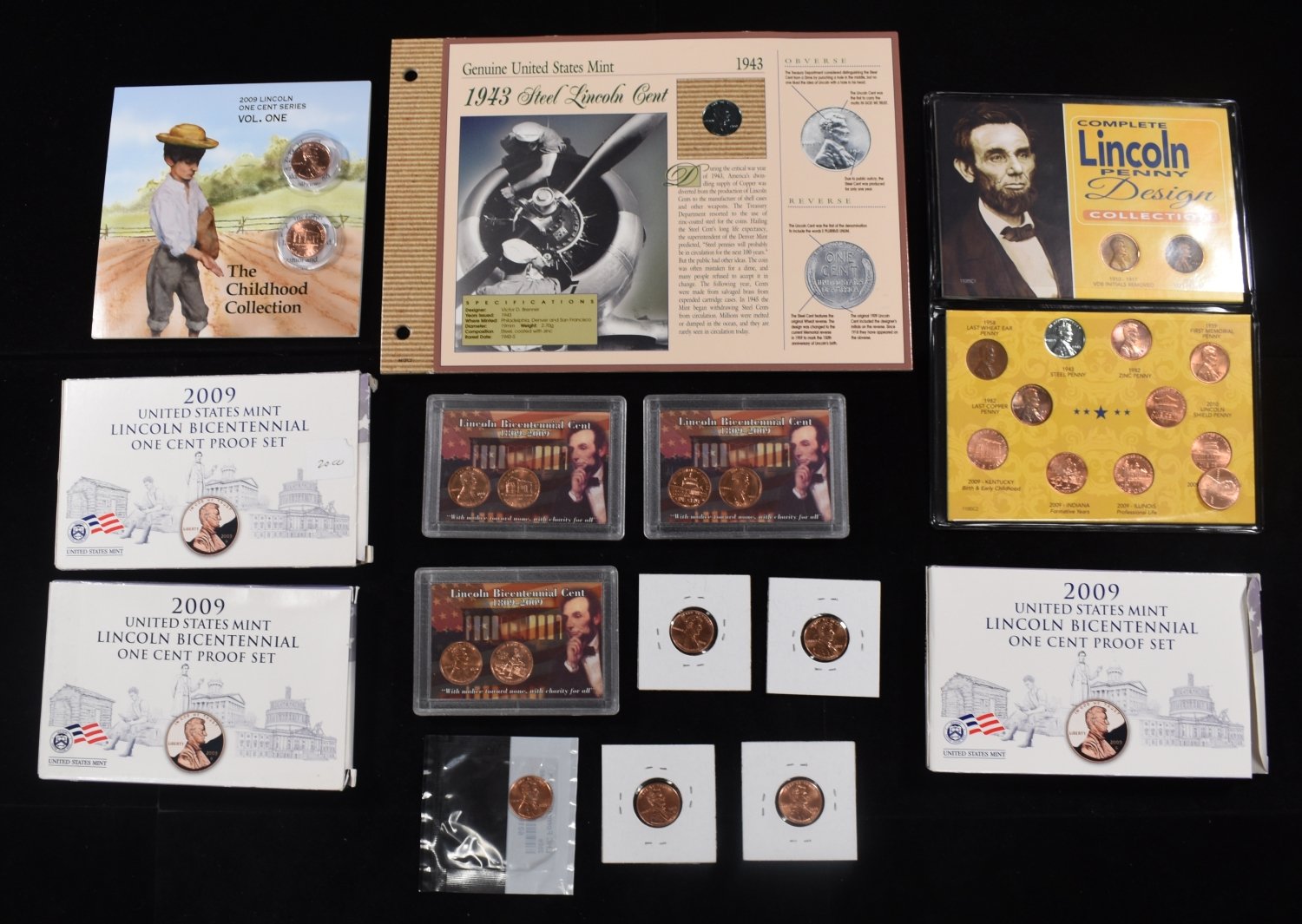 LINCOLN CENT COLLECTORS LOT