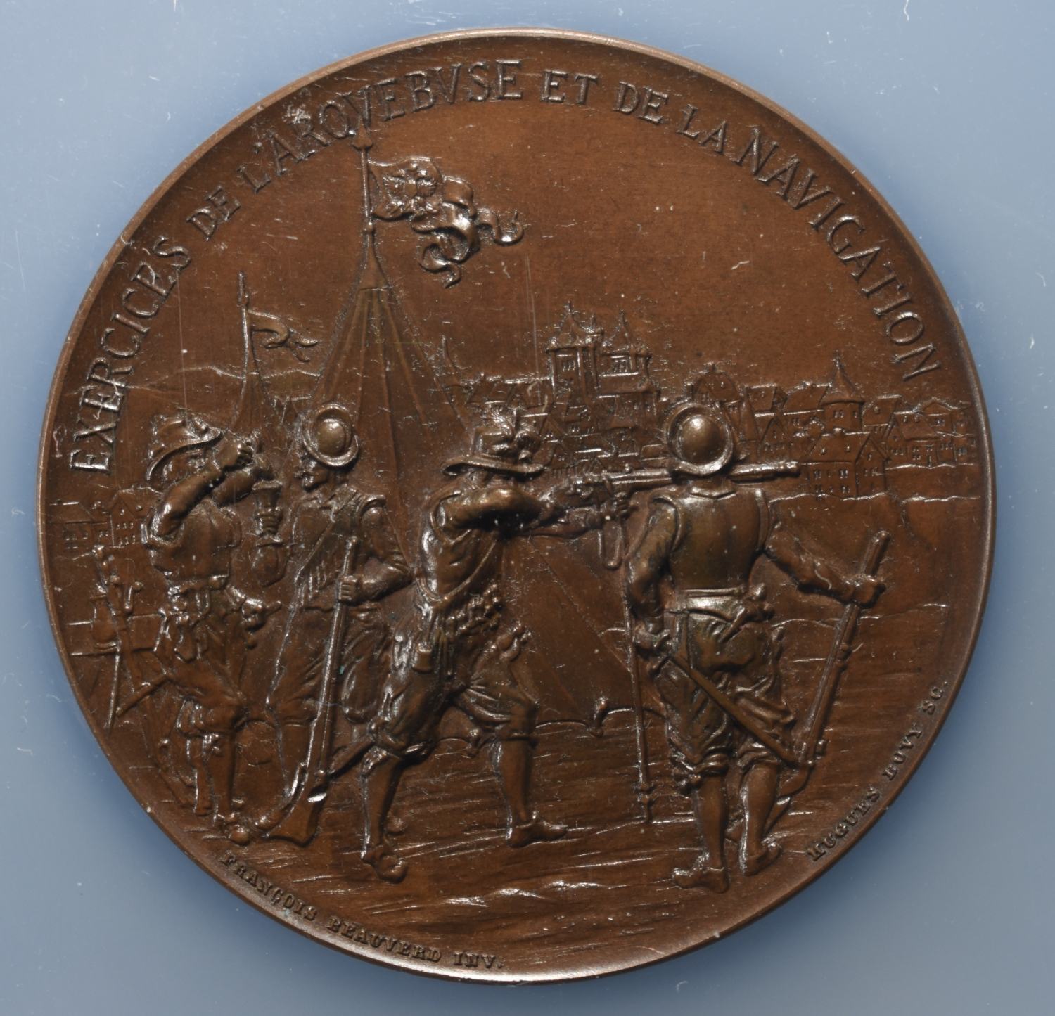 1895 SWISS SHOOTING FEST GENEVA NGC MS-66 BN