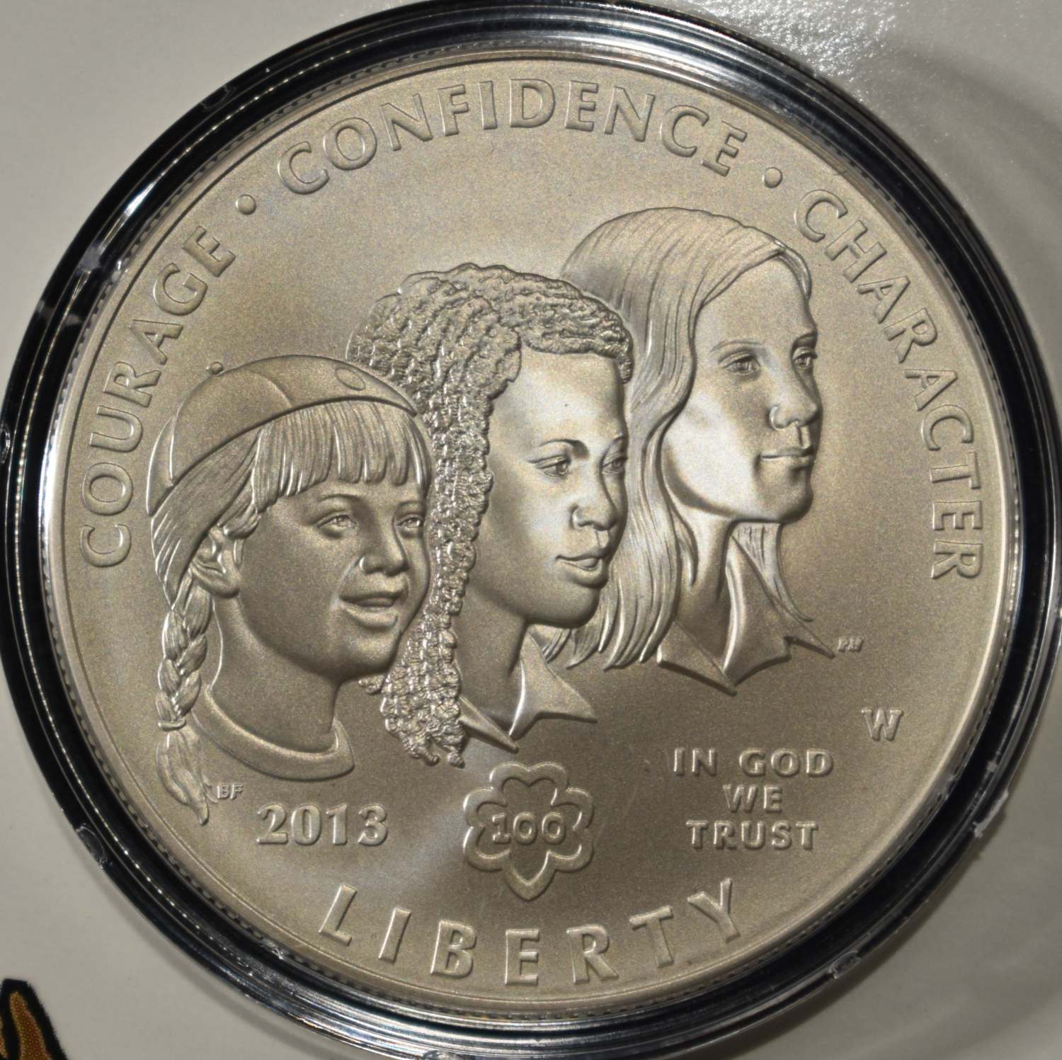 2013 $1 COMMEM GIRL SCOUTS